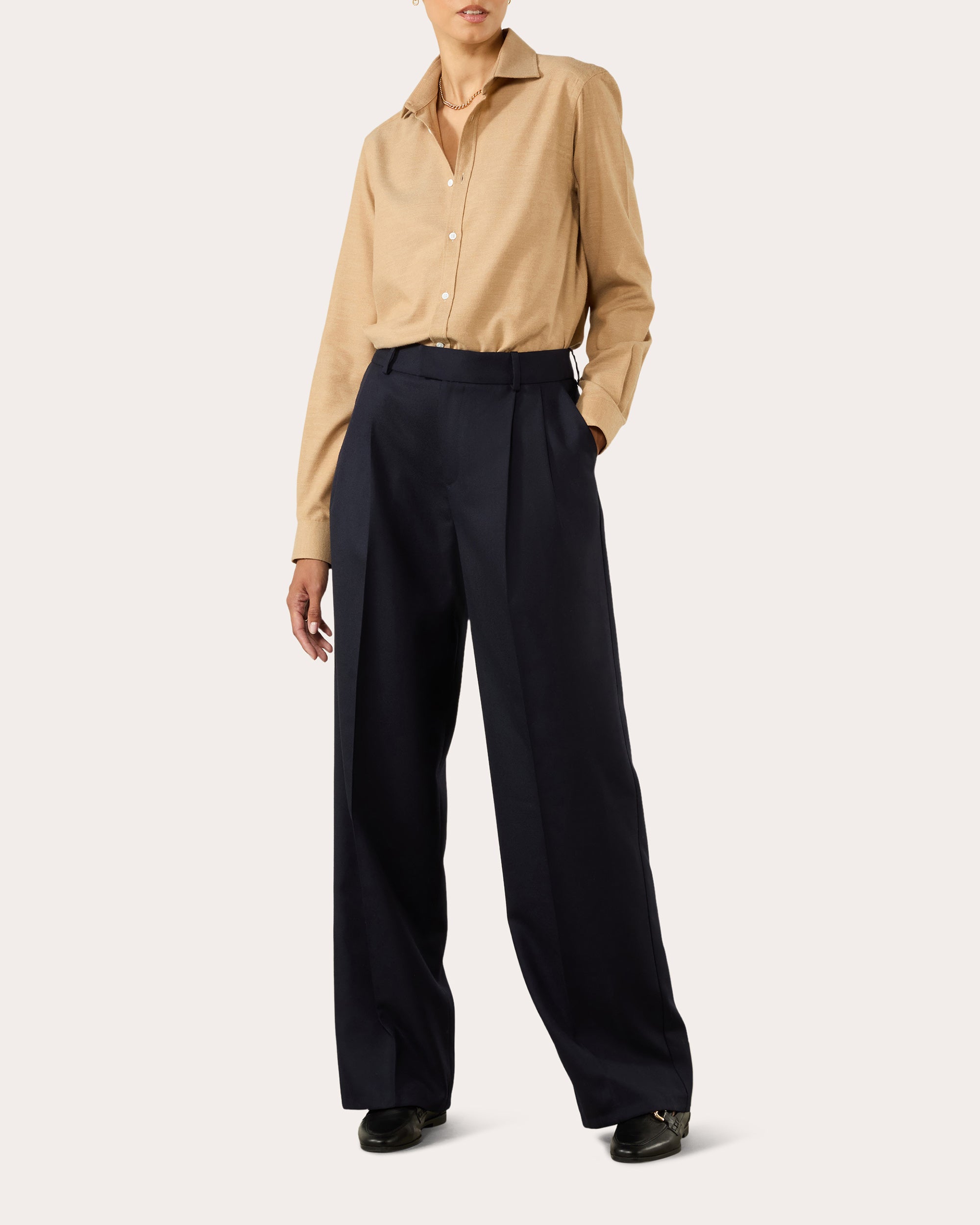 The Classic Brushed Cotton Wool Shirt