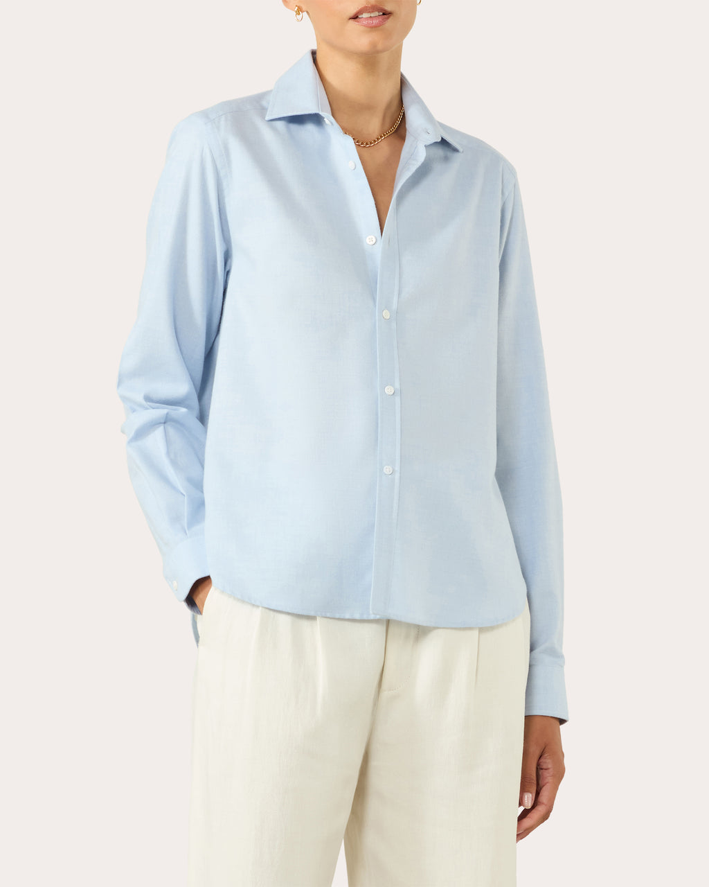 The Classic Brushed Cotton Wool Shirt