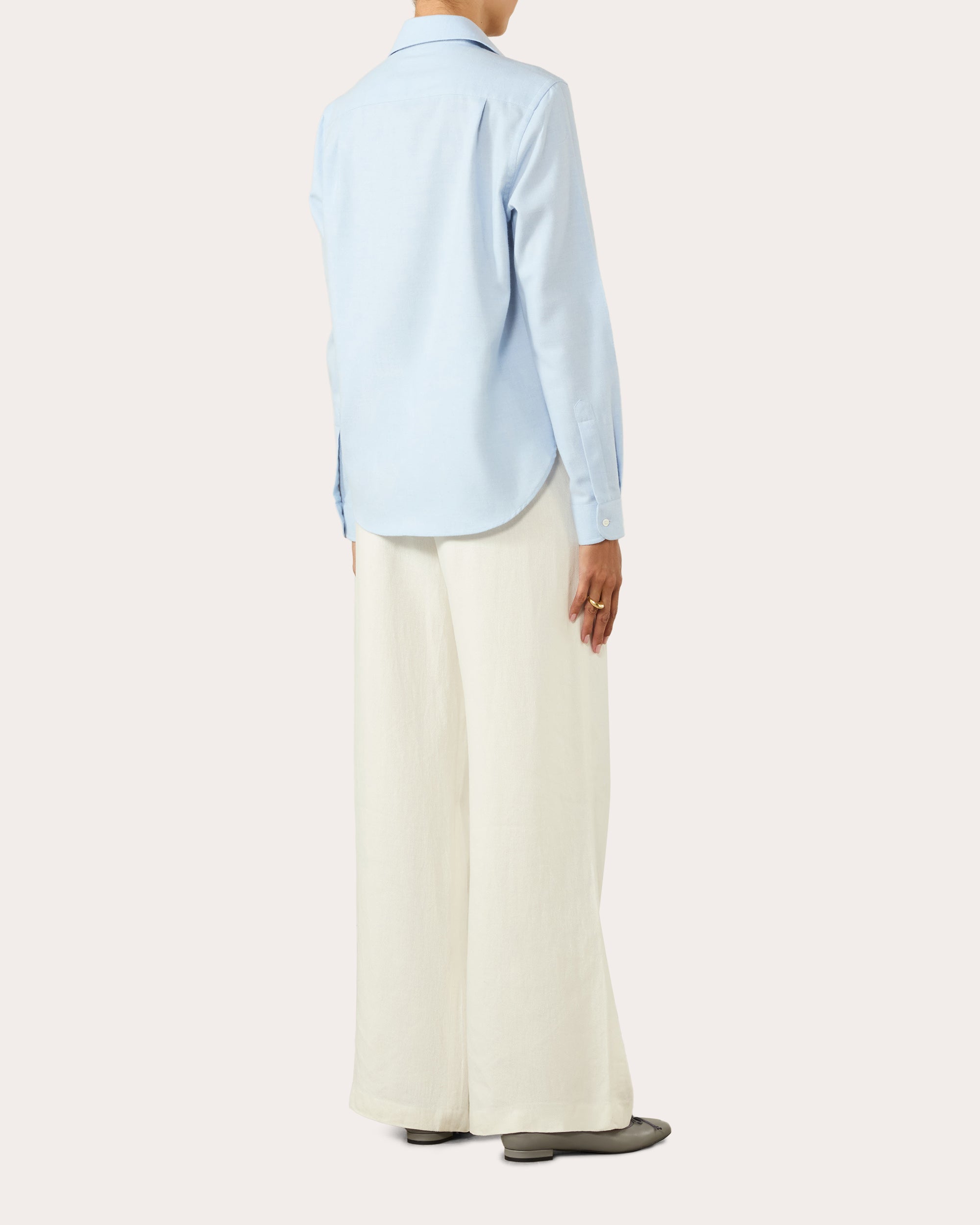 The Classic Brushed Cotton Wool Shirt