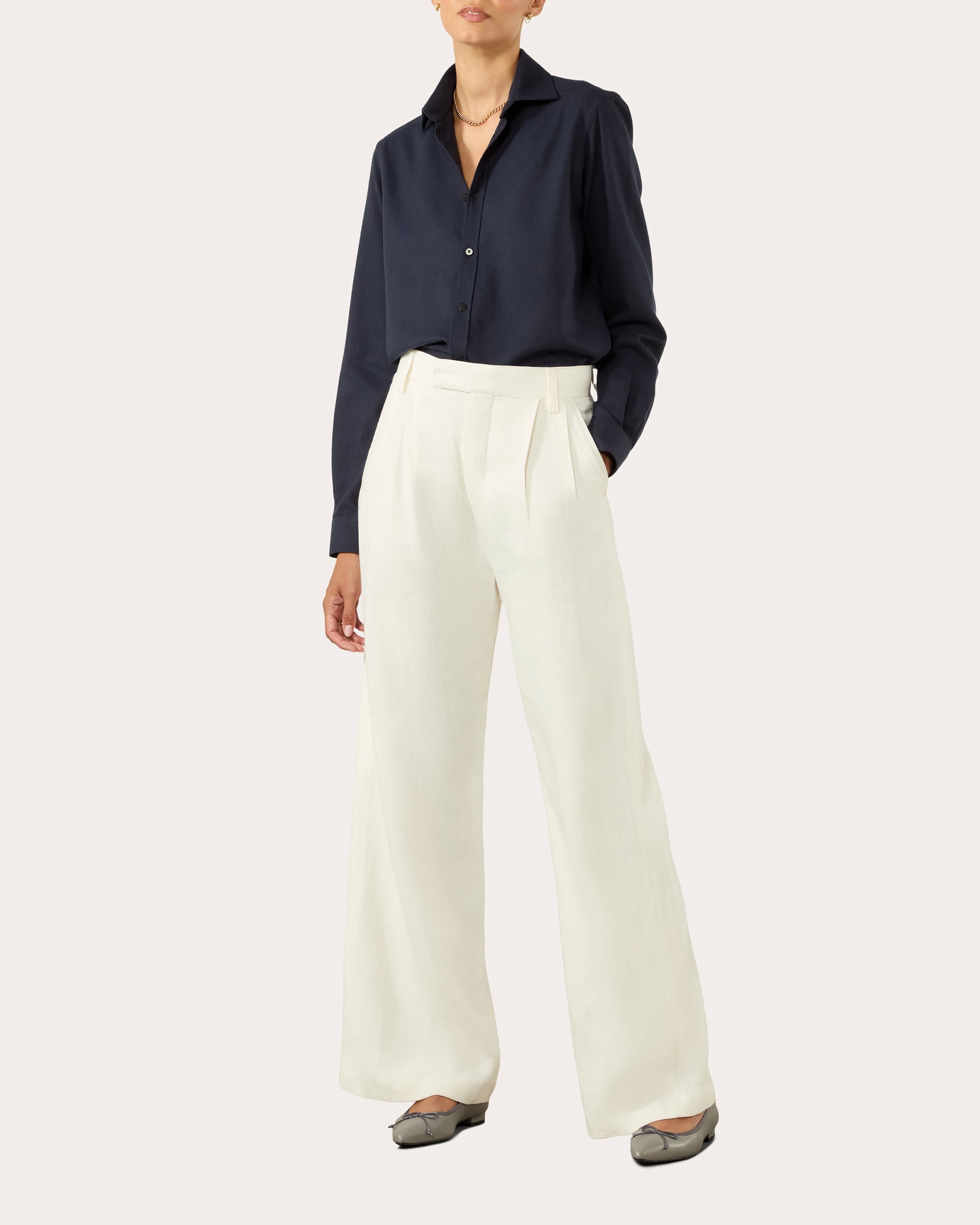 The Classic Brushed Cotton Wool Shirt