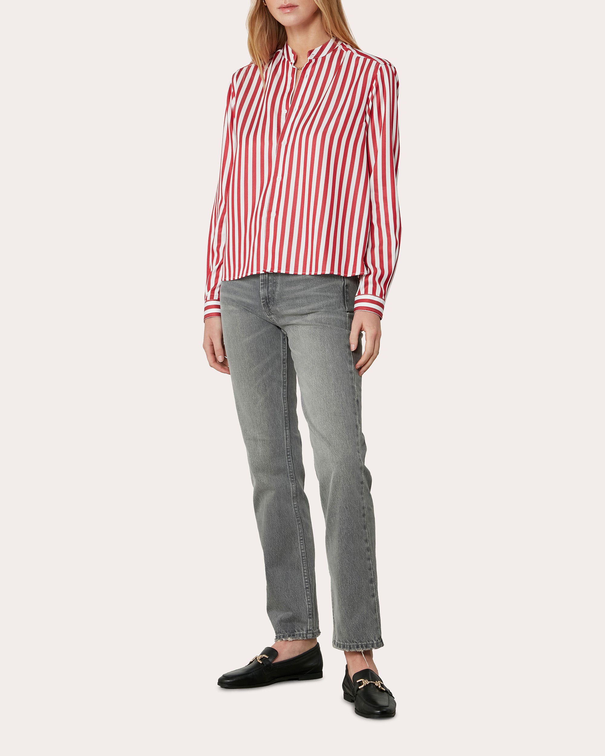 The Boyfriend Stripe Tencel™ Shirt