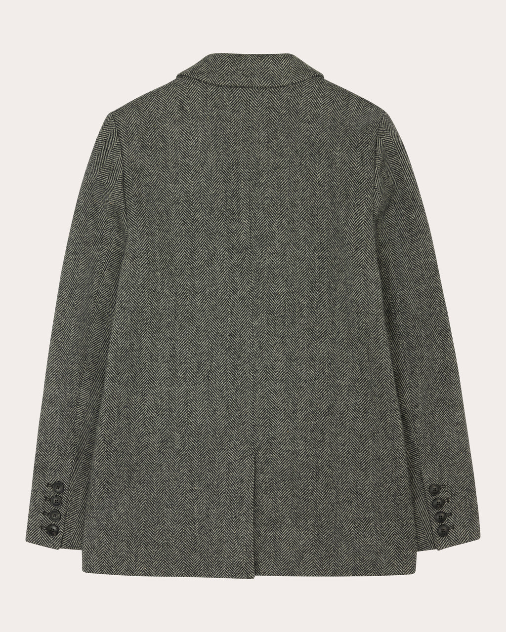 Hutton Herringbone Wool Single-Breasted Blazer