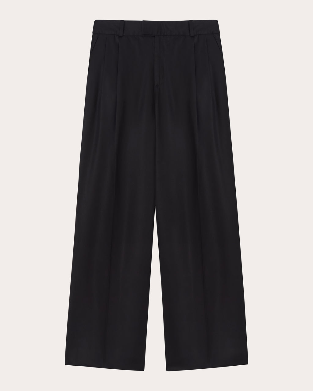 Rampling Satin Tencel™ Wide-Leg Trousers