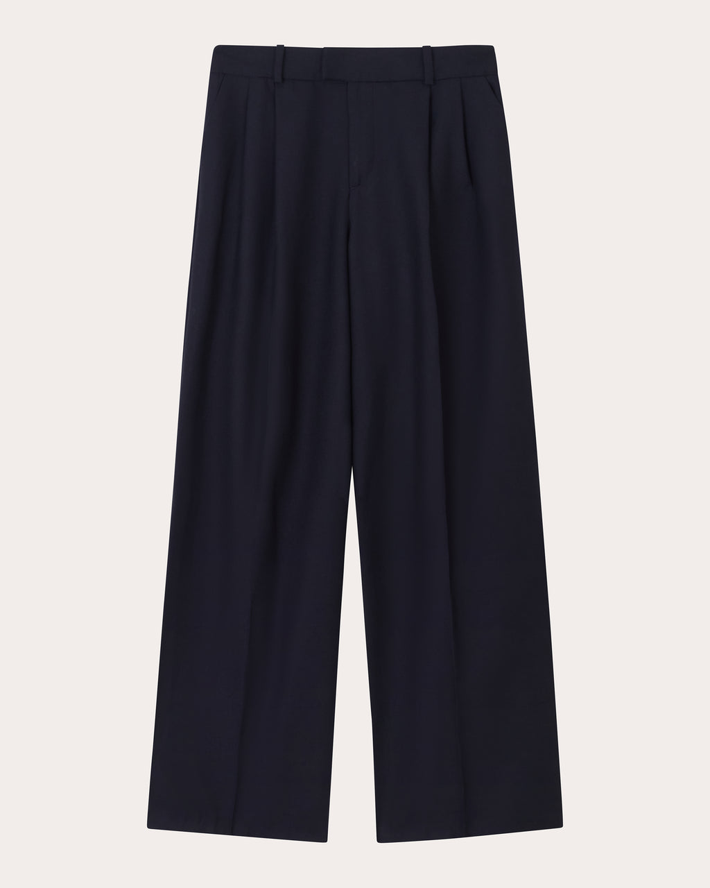 Rampling Wool Wide-Leg Trousers