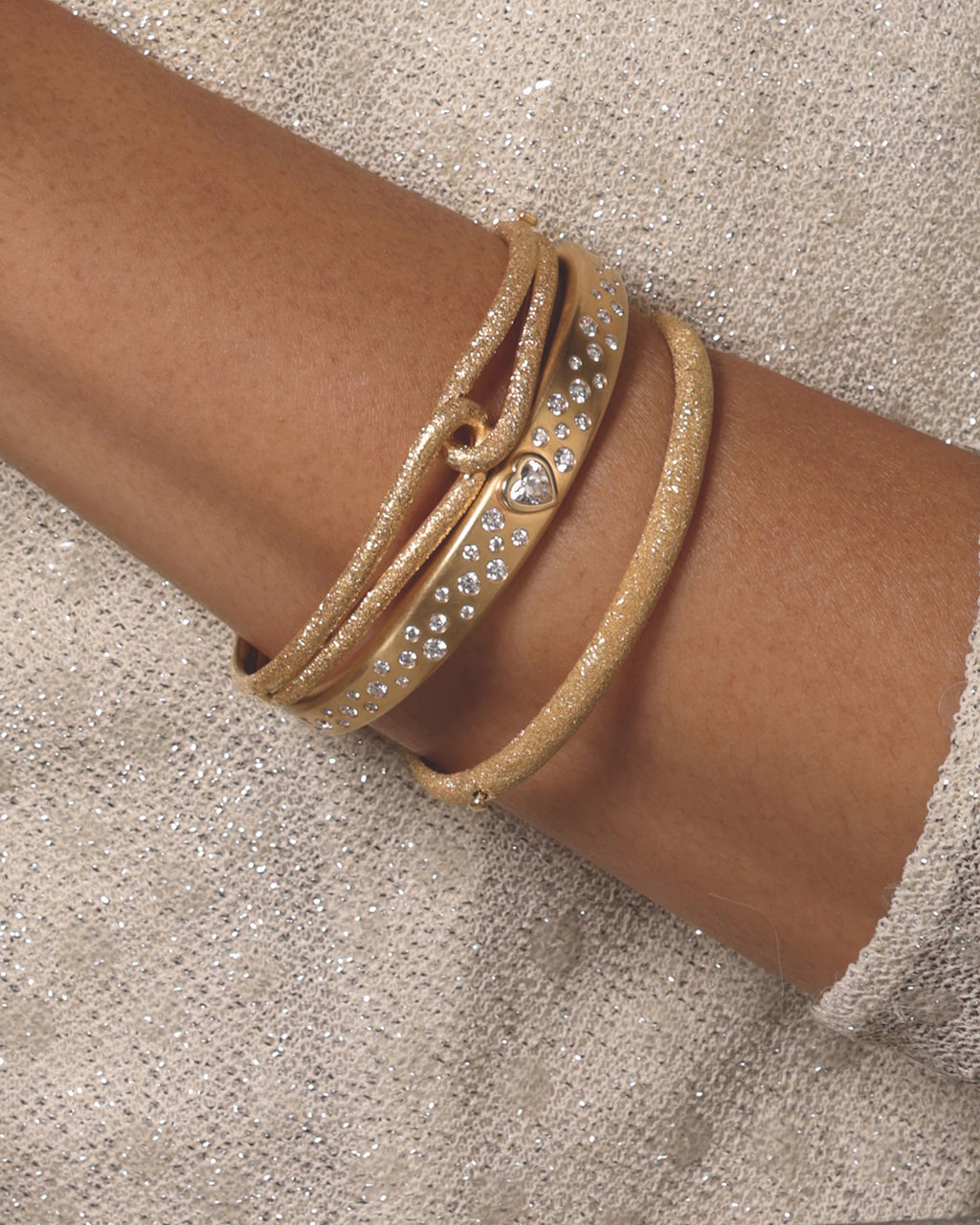 18k Gold Cosmic Dust Bracelet