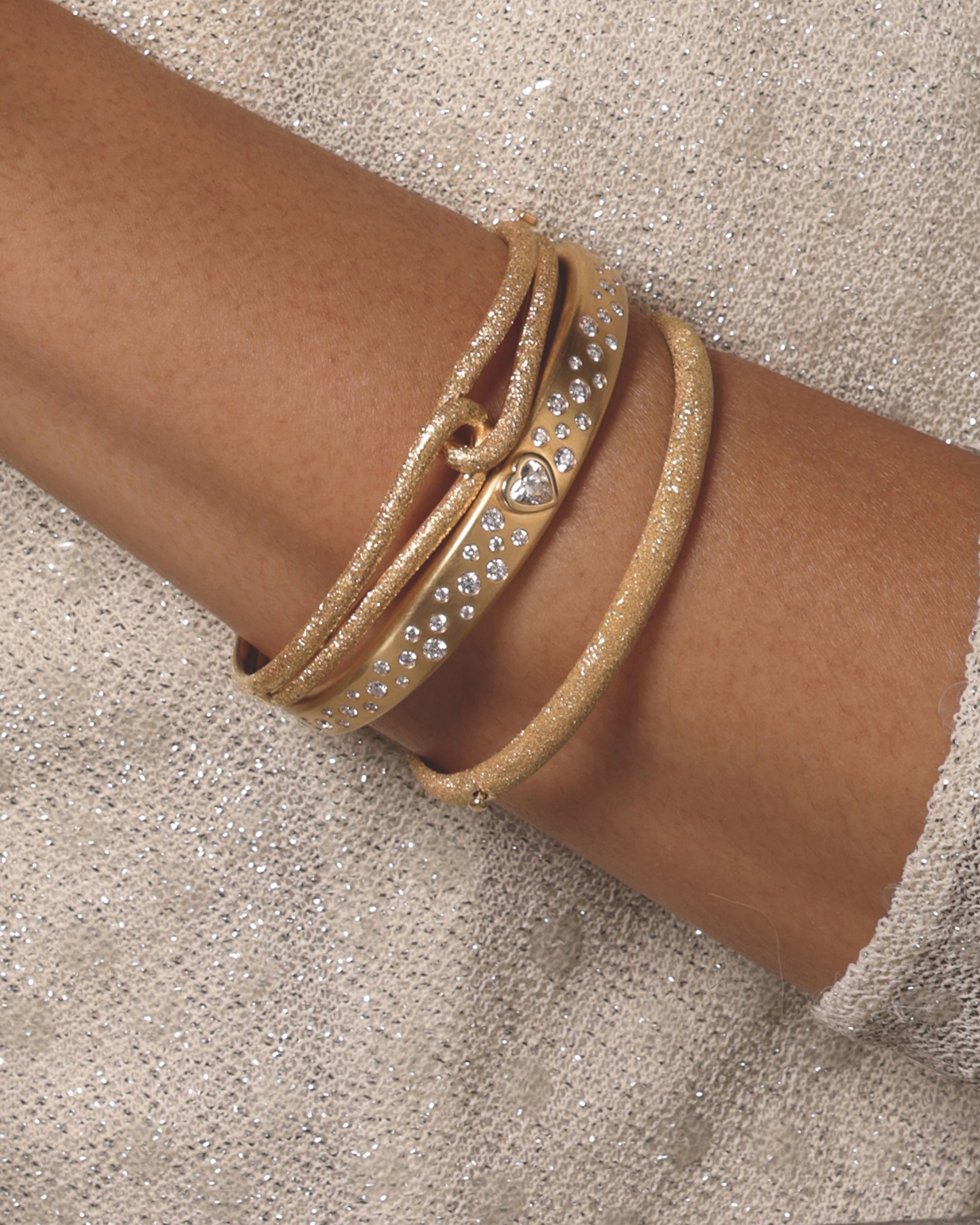 18k Gold Cosmic Dust Bracelet
