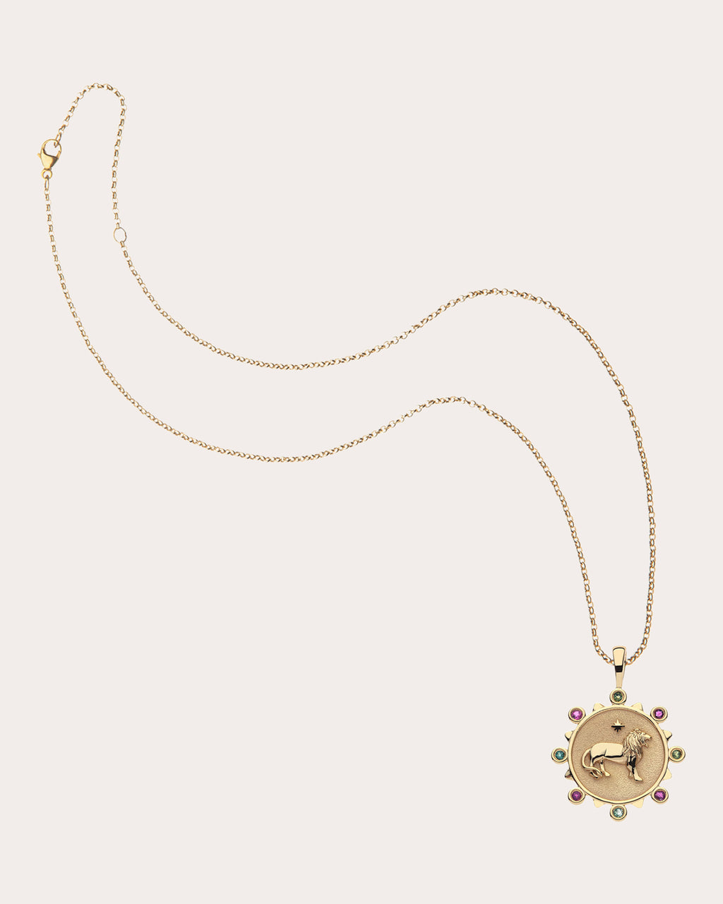 Tourmaline COURAGE Petite Coin Necklace