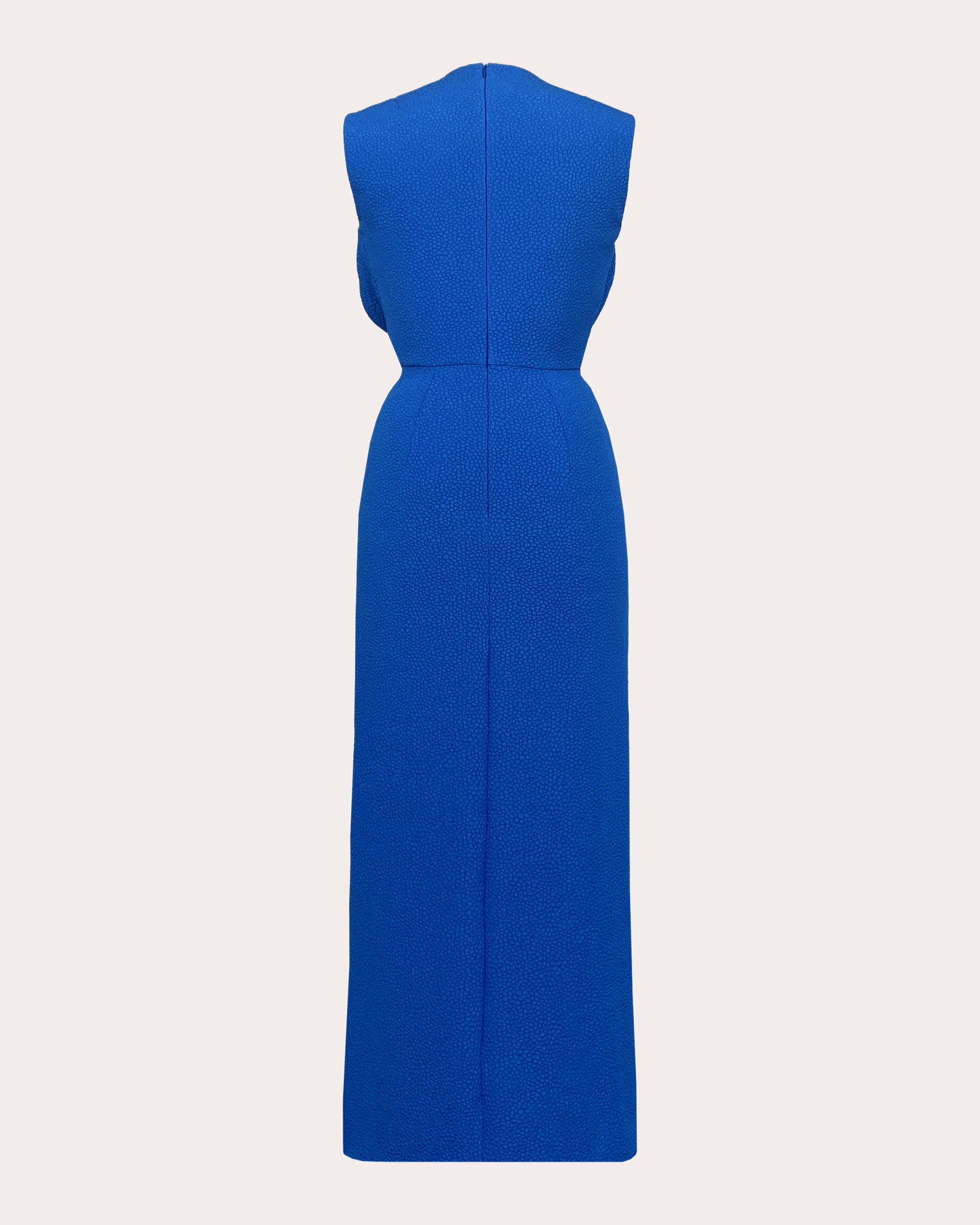 Aphrodite Jacquard Draped Midi Dress