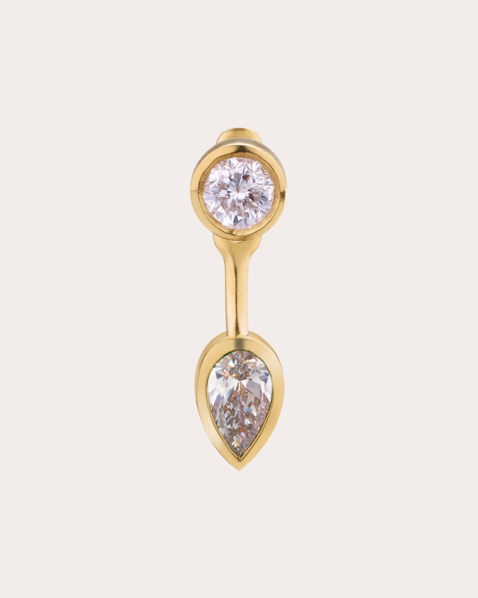 Diamond & 18k Gold Aegis Ear Jacket