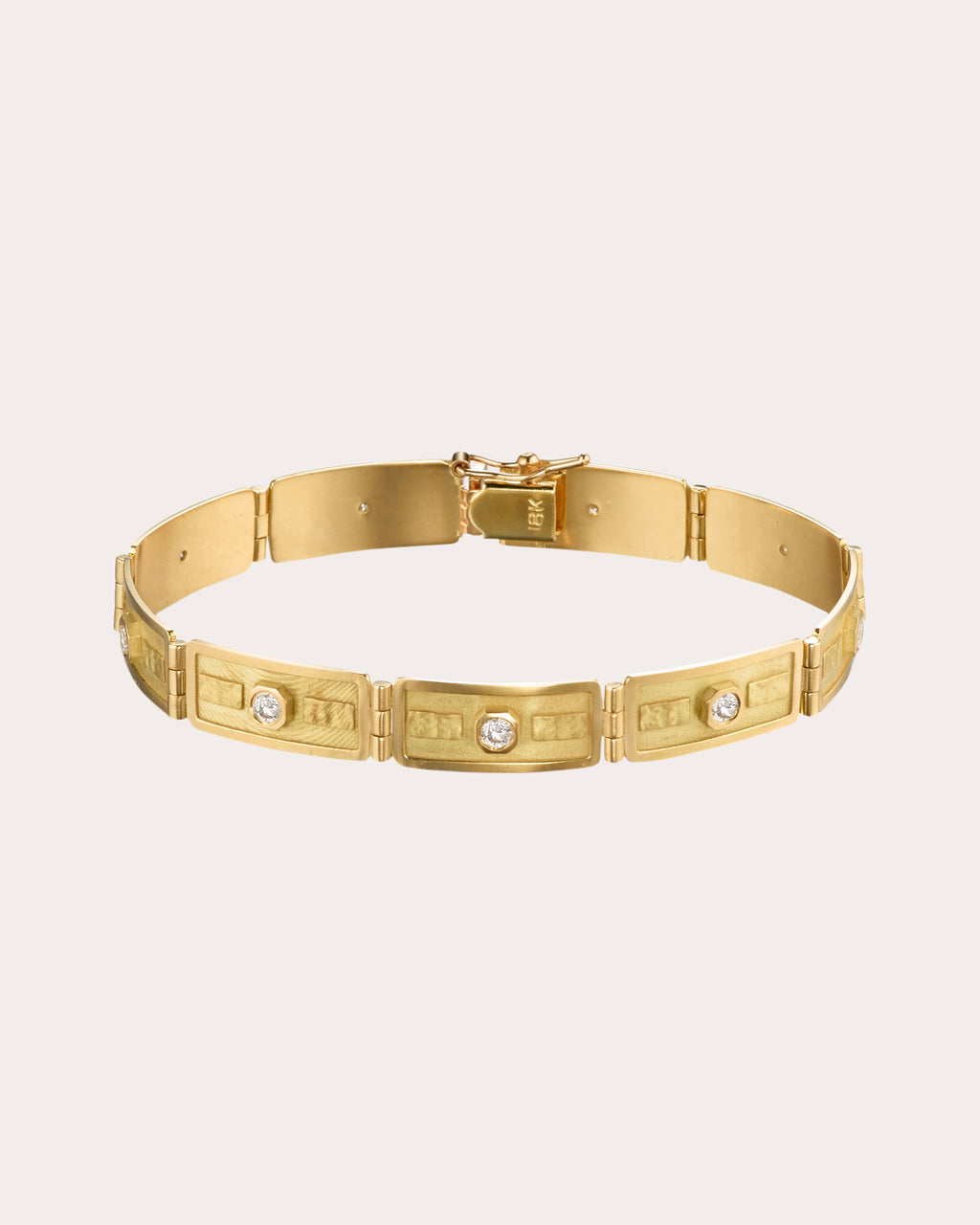 Diamond & 18k Gold Protection Bracelet