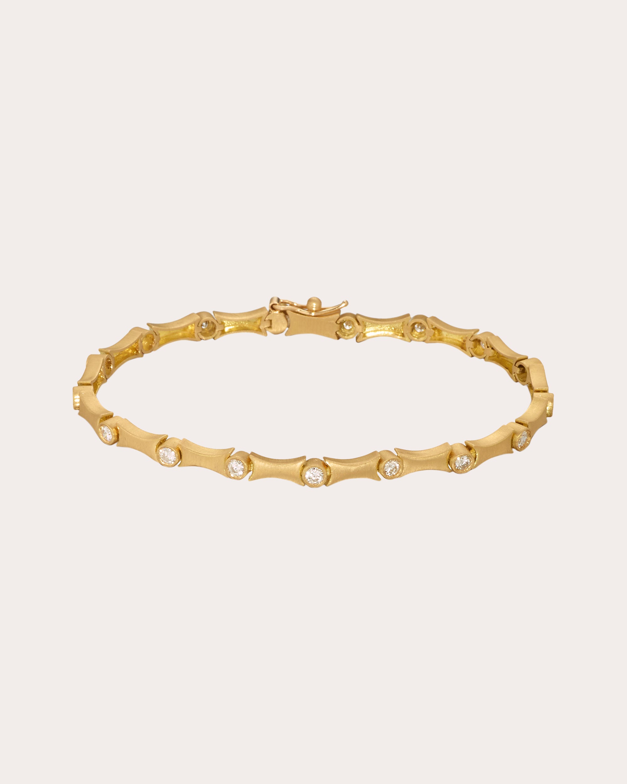 Diamond & 18k Gold Stability Bangle
