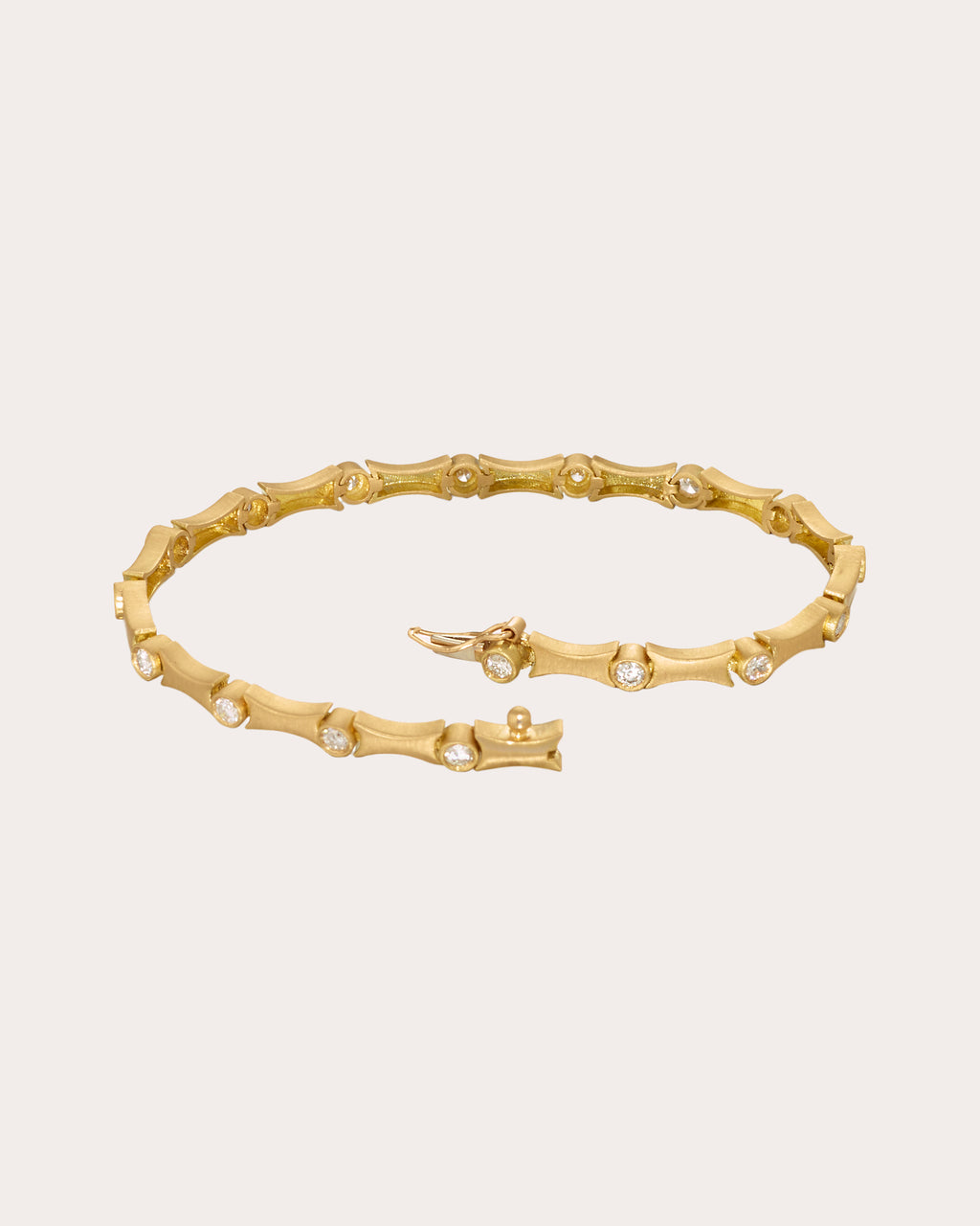 Diamond & 18k Gold Stability Bangle