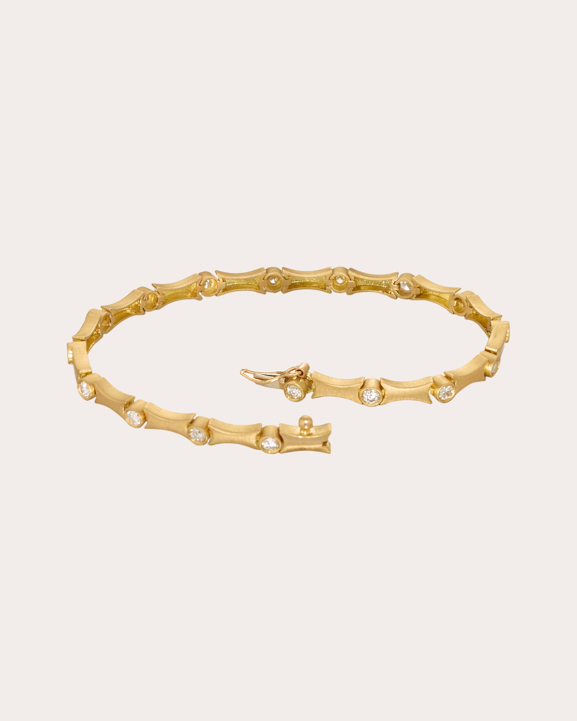 Diamond & 18k Gold Stability Bangle