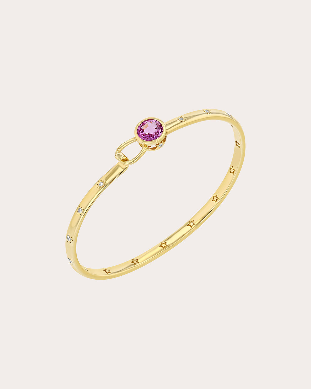Pink Sapphire & Diamond Empress Bracelet