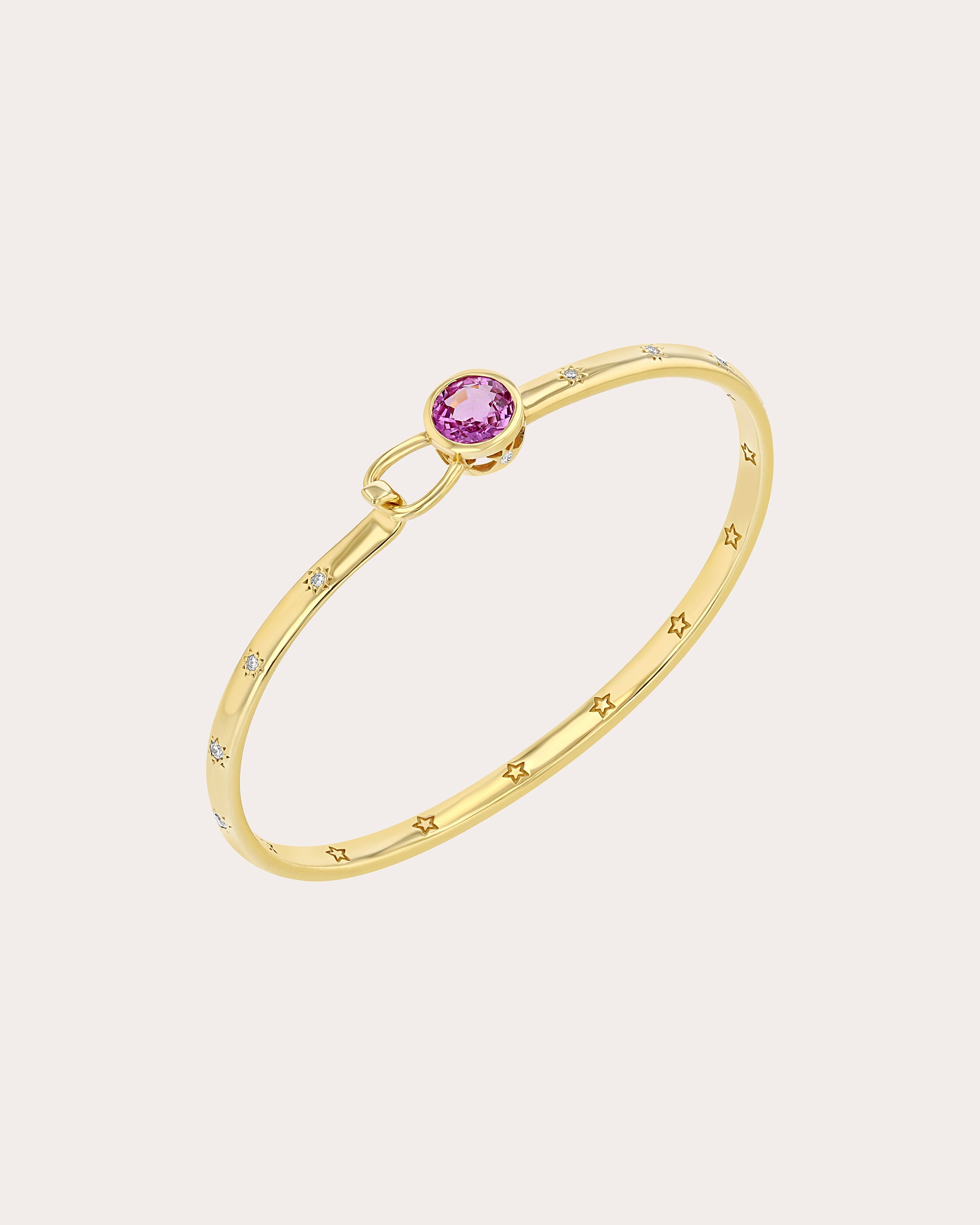 Pink Sapphire & Diamond Empress Bracelet