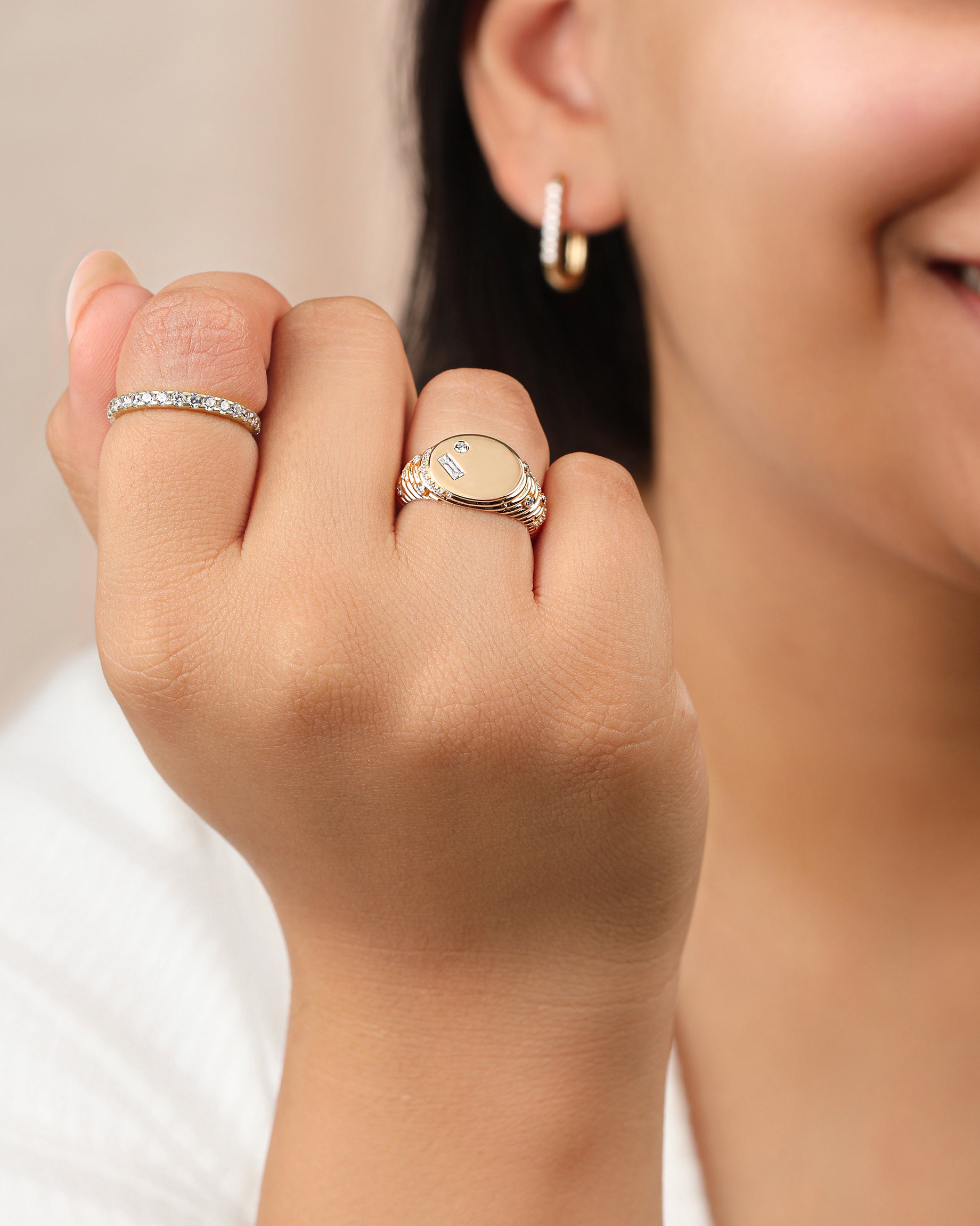 Diamond & 14k Gold Aria Band Ring