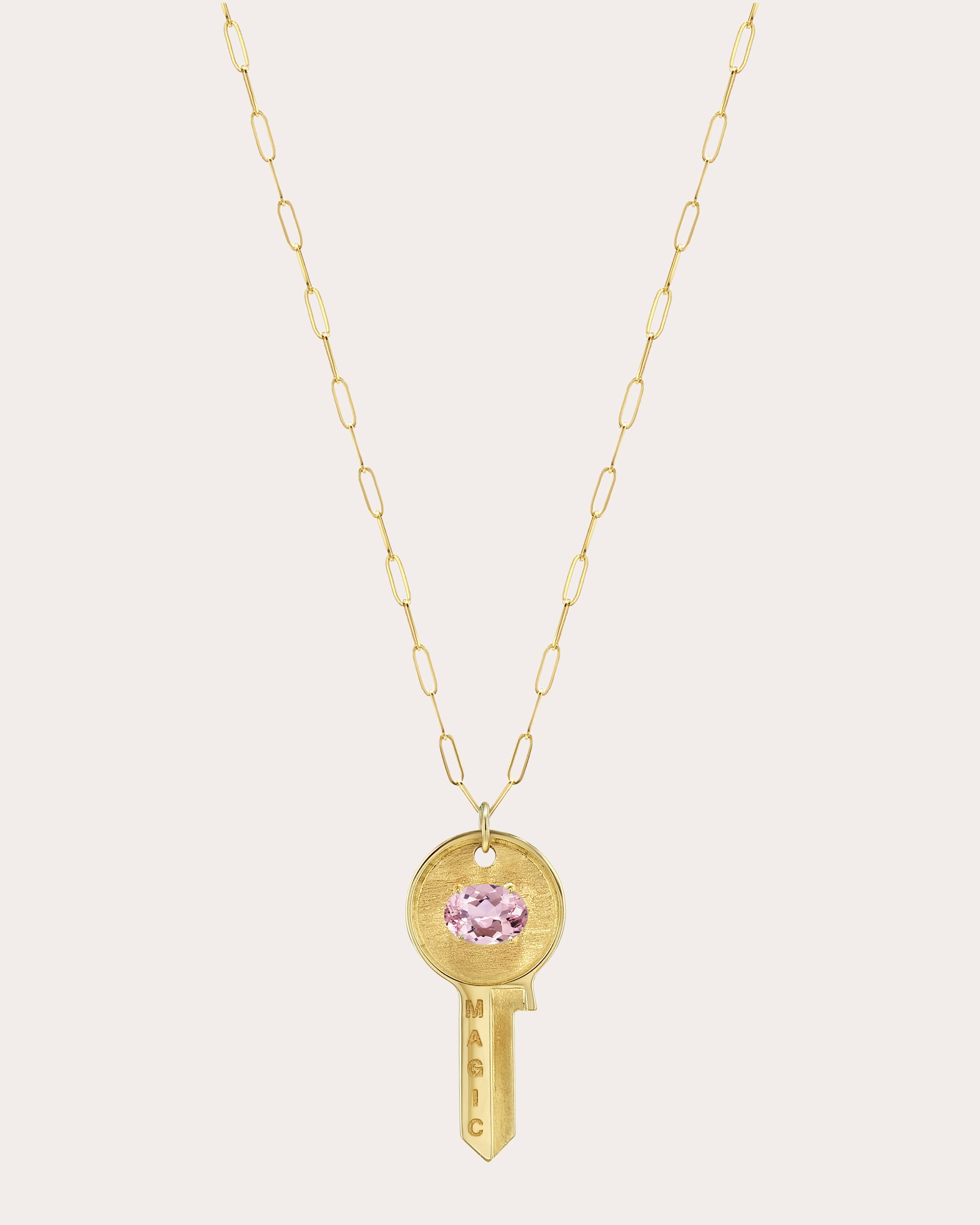 Morganite Believe In Magic Pendant Necklace
