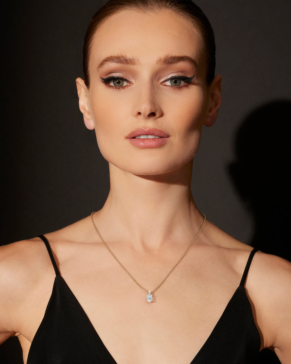 Diamond & 14k Gold Orient Express Pendant Necklace