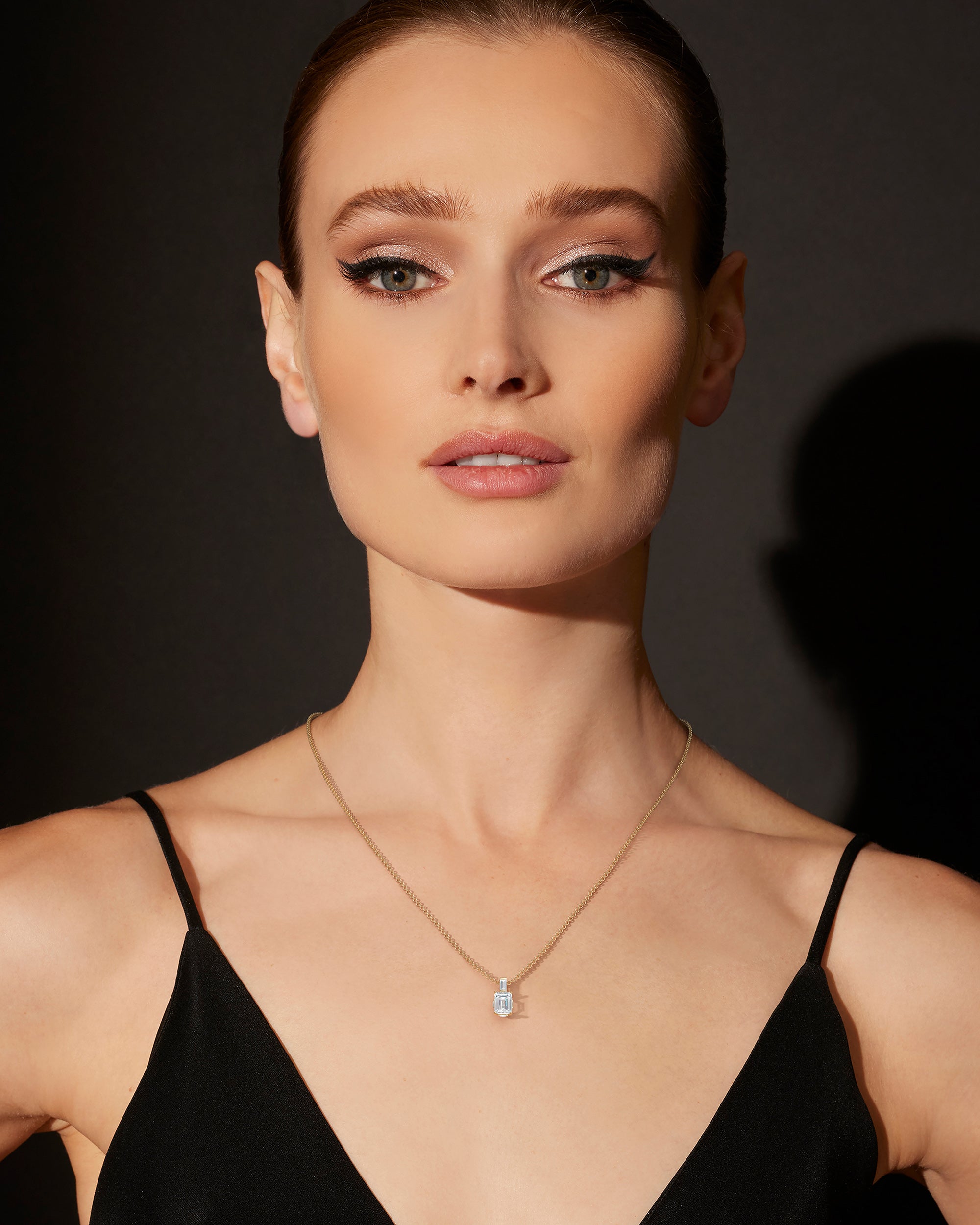 Diamond & 14k Gold Orient Express Pendant Necklace