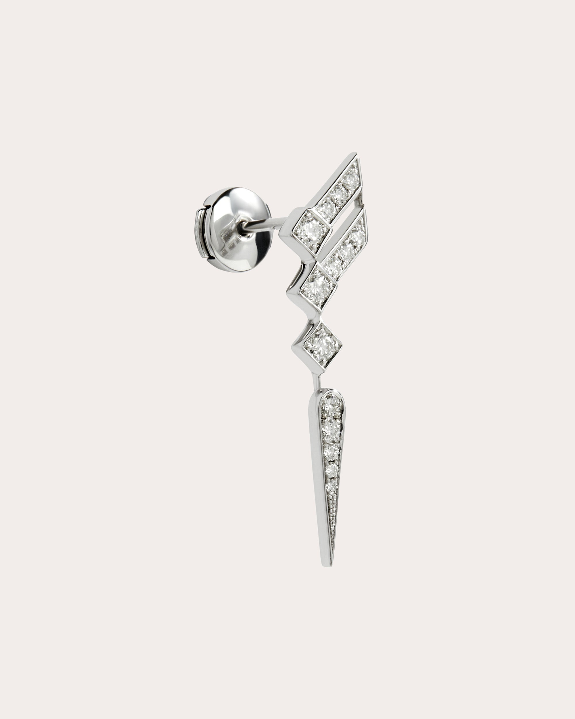 Diamond Stairway Drop Earring