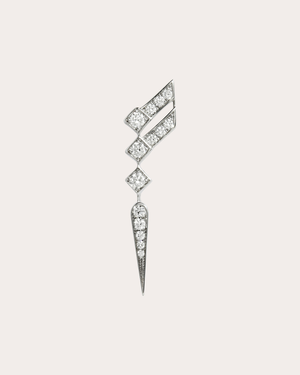Diamond Stairway Drop Earring