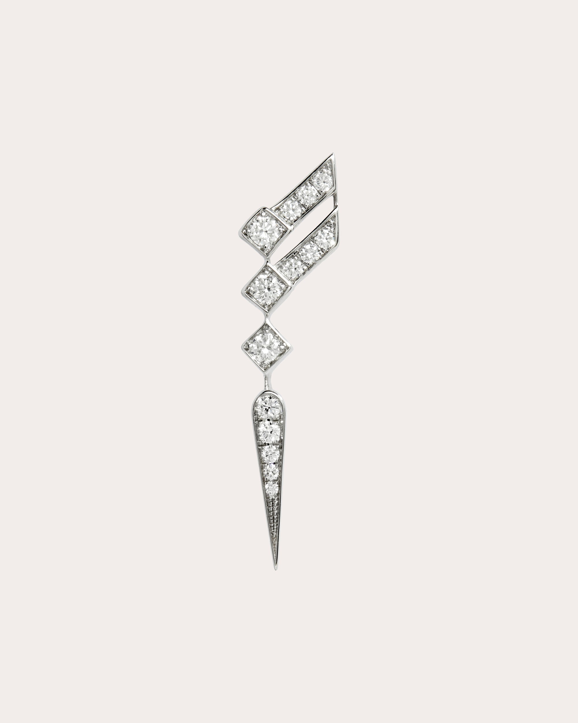 Diamond Stairway Drop Earring