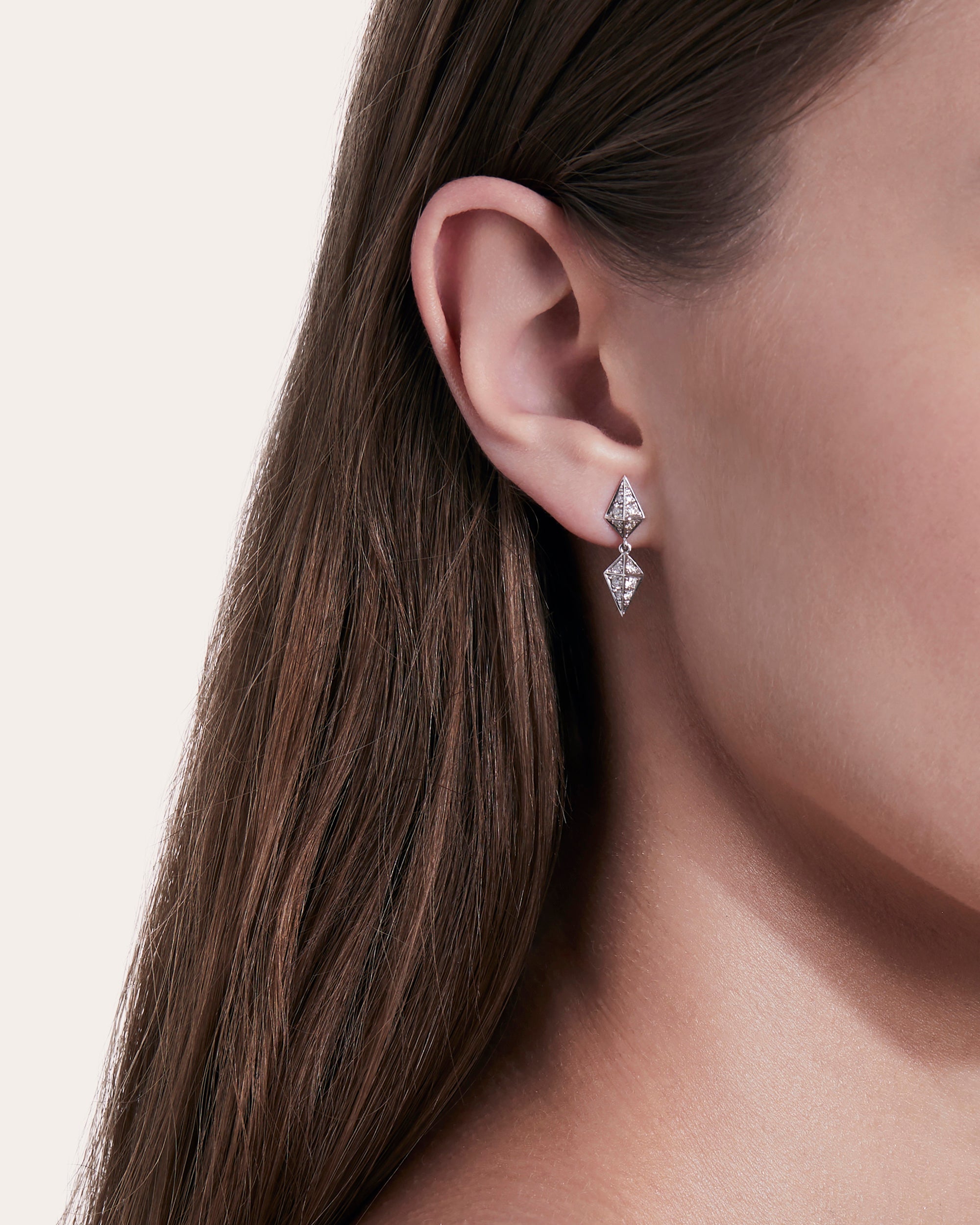Diamond Rockaway Kite Drop Earring