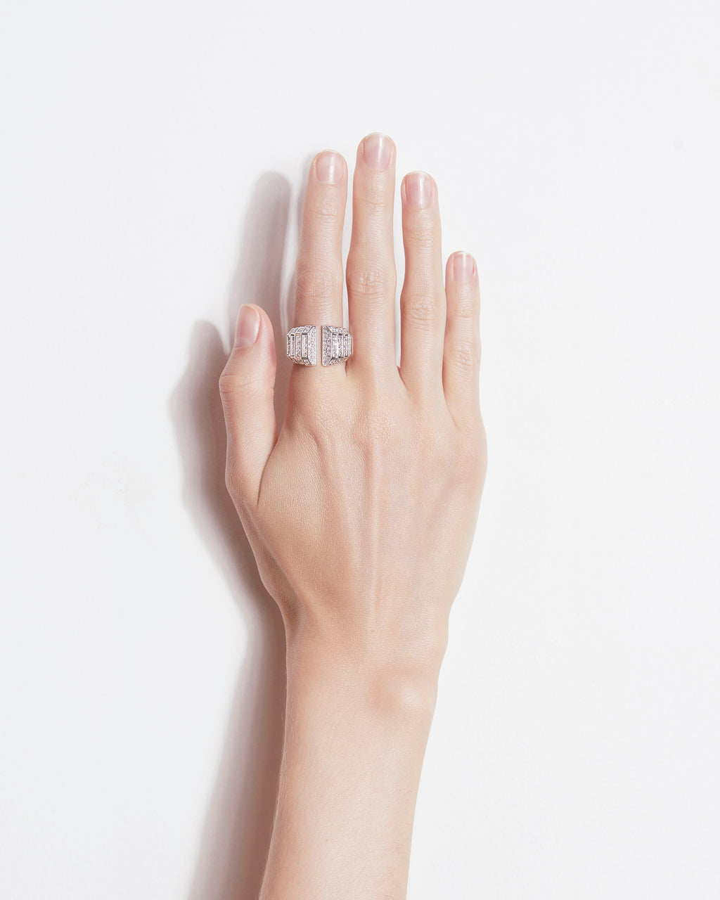Diamond Meaningful Open Ring