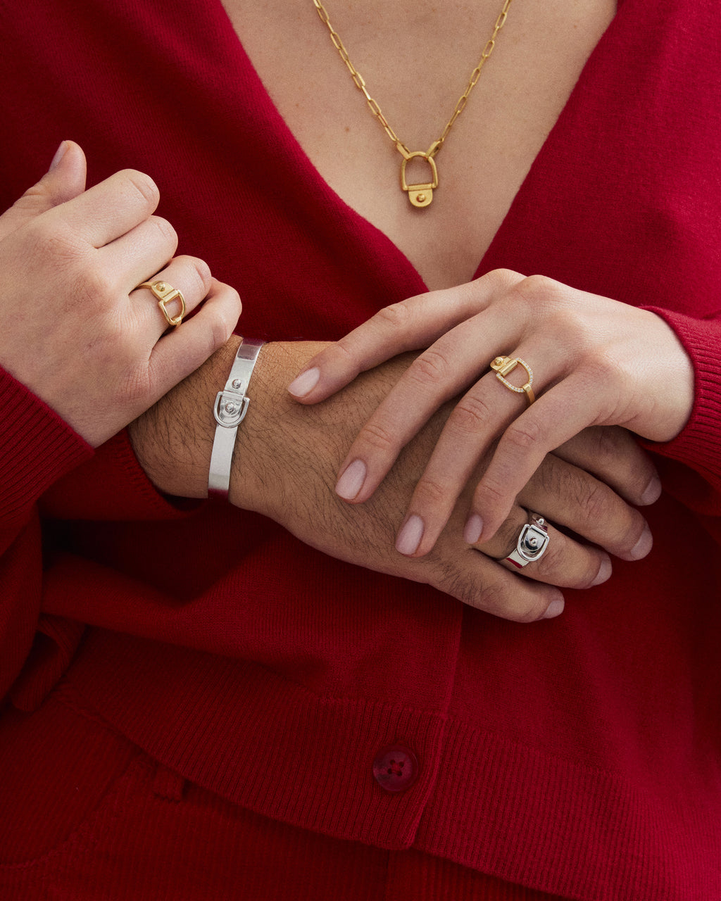Rivet Bangle Bracelet