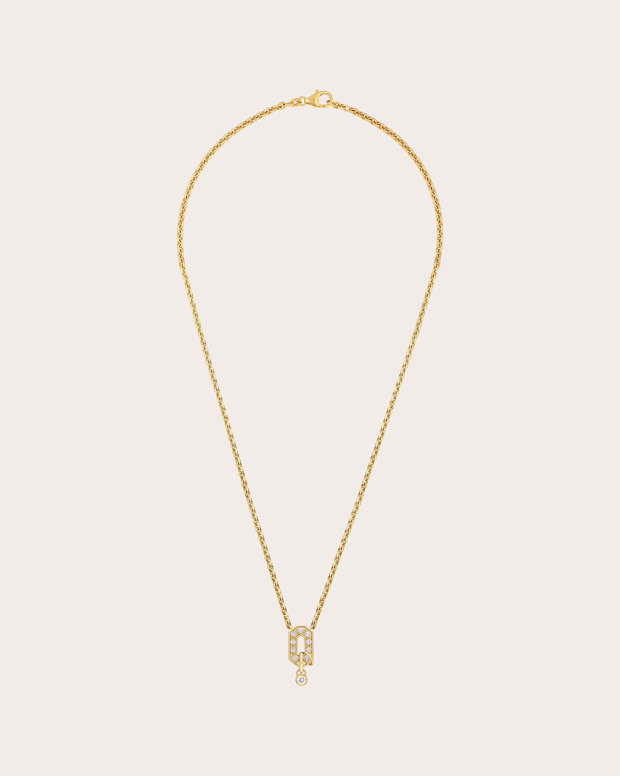 Diamond & 14k Gold My Way Pendant Necklace