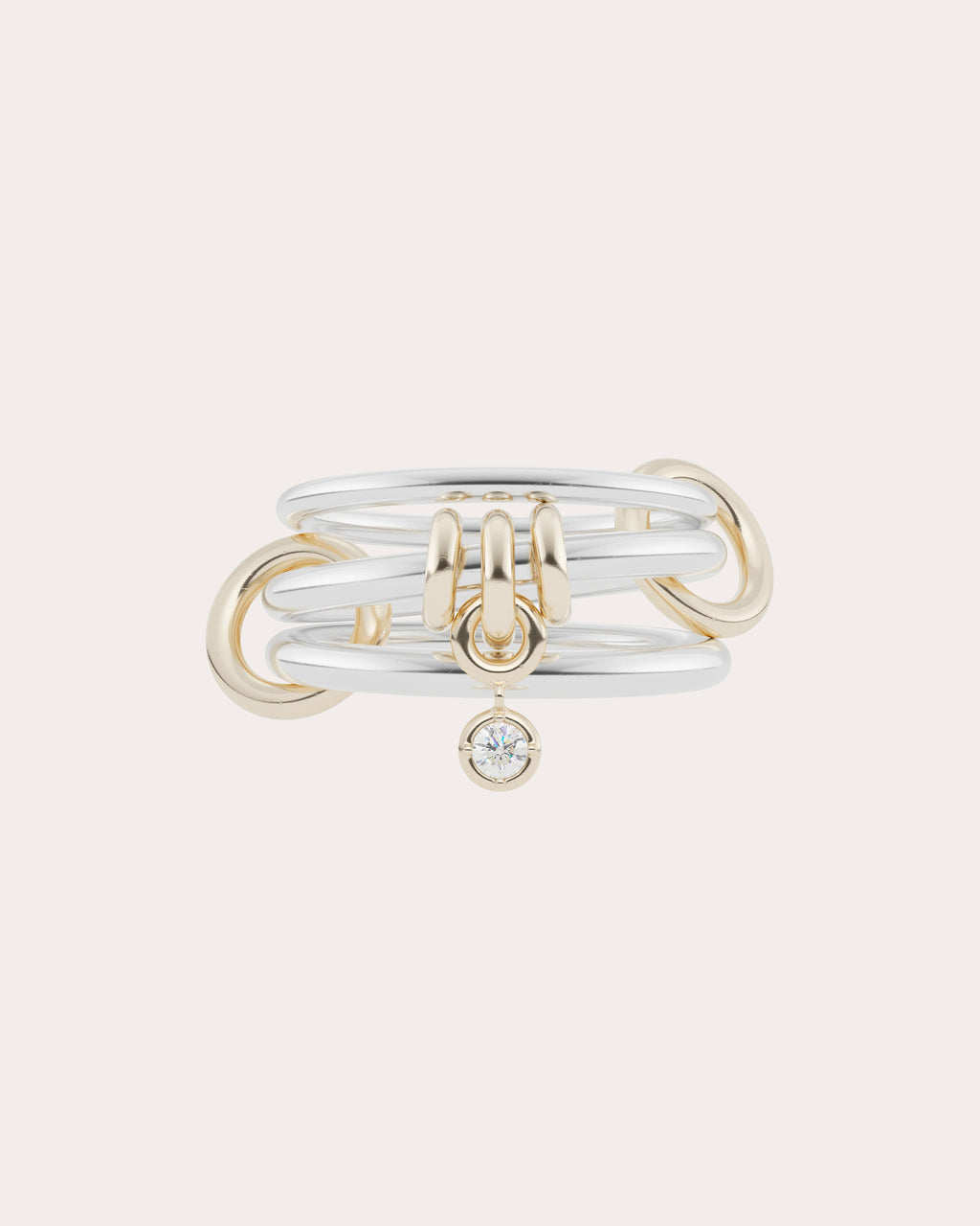 Diamond & 18k Gold Two-Tone Piera Ring