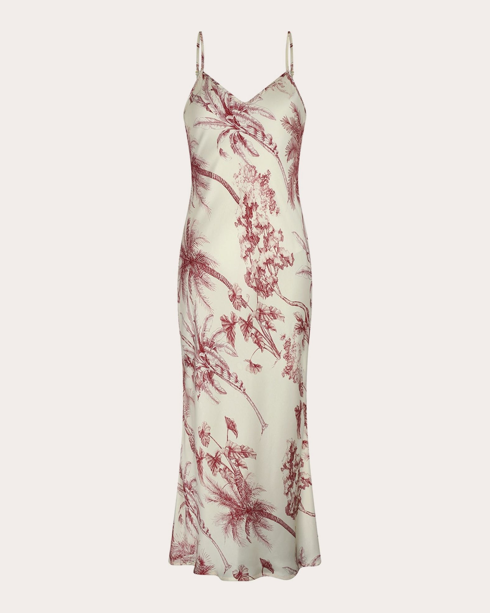 Provence Silk Midi Slip Dress