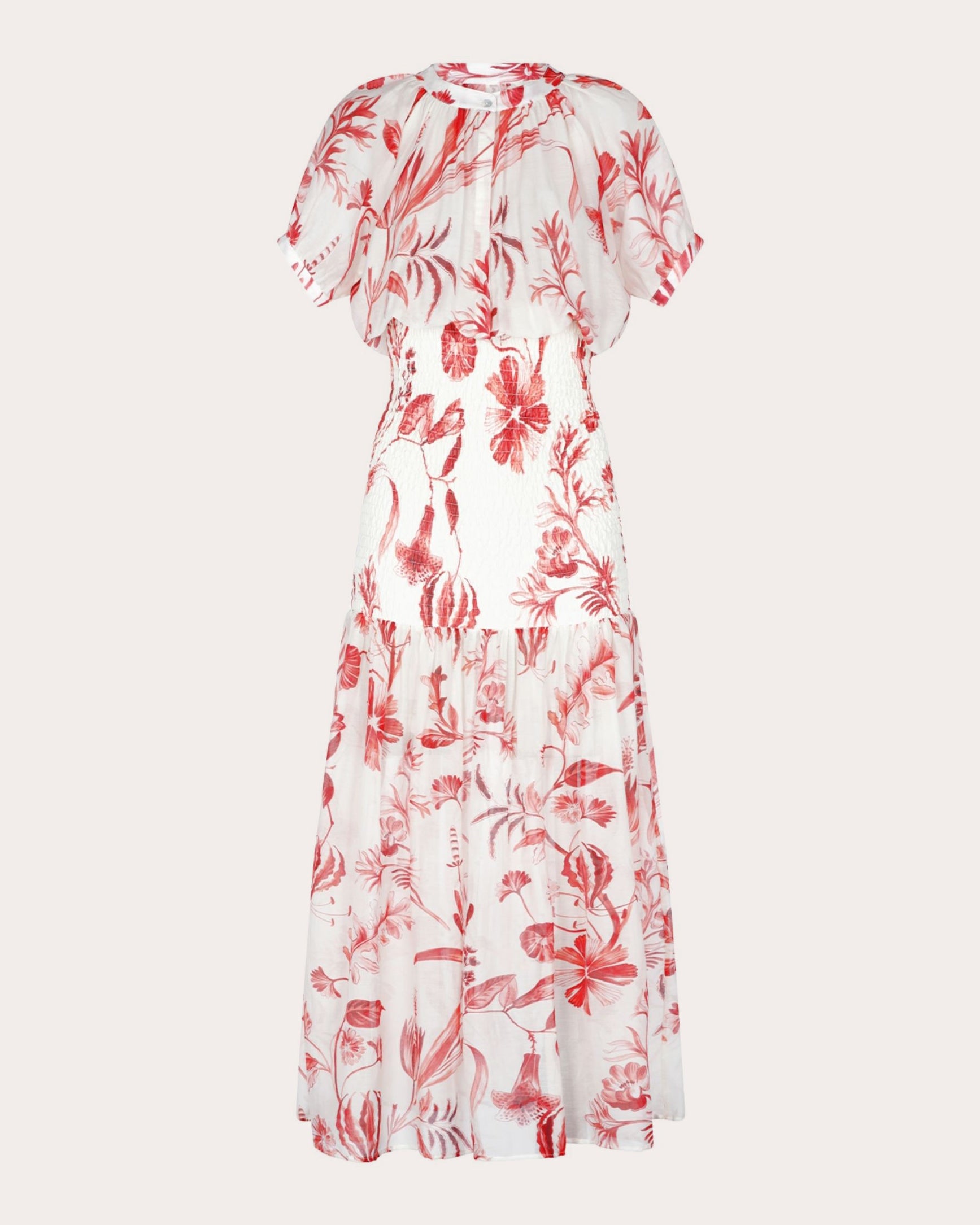 La Vie Rouge Smocked Maxi Dress