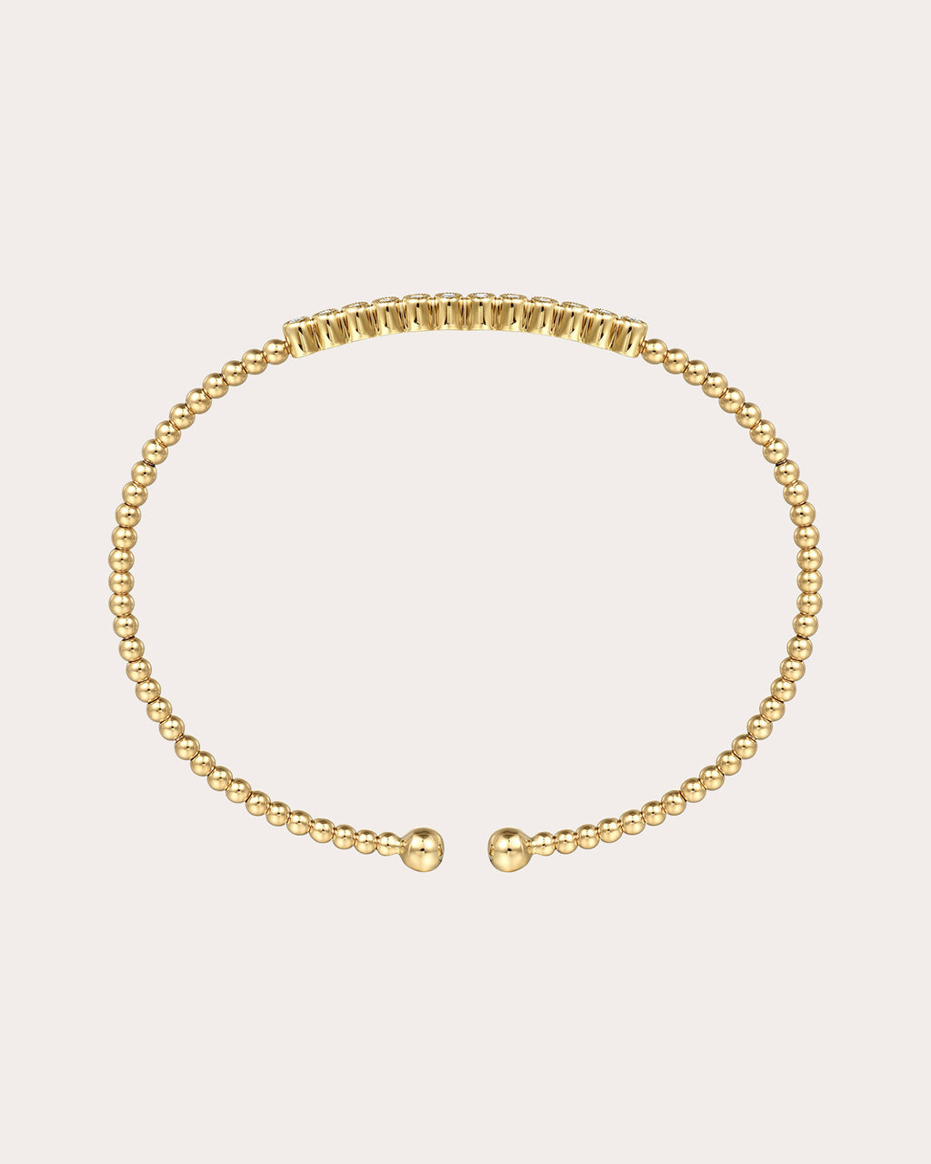Diamond & 14k Gold Bujukan Beaded Cuff