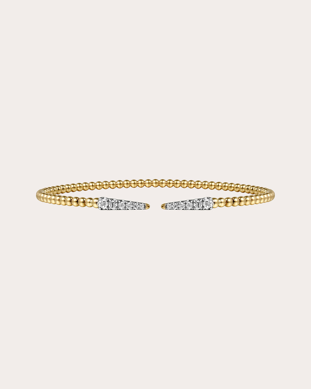 Diamond & 14k Gold Bujukan Spikes Cuff