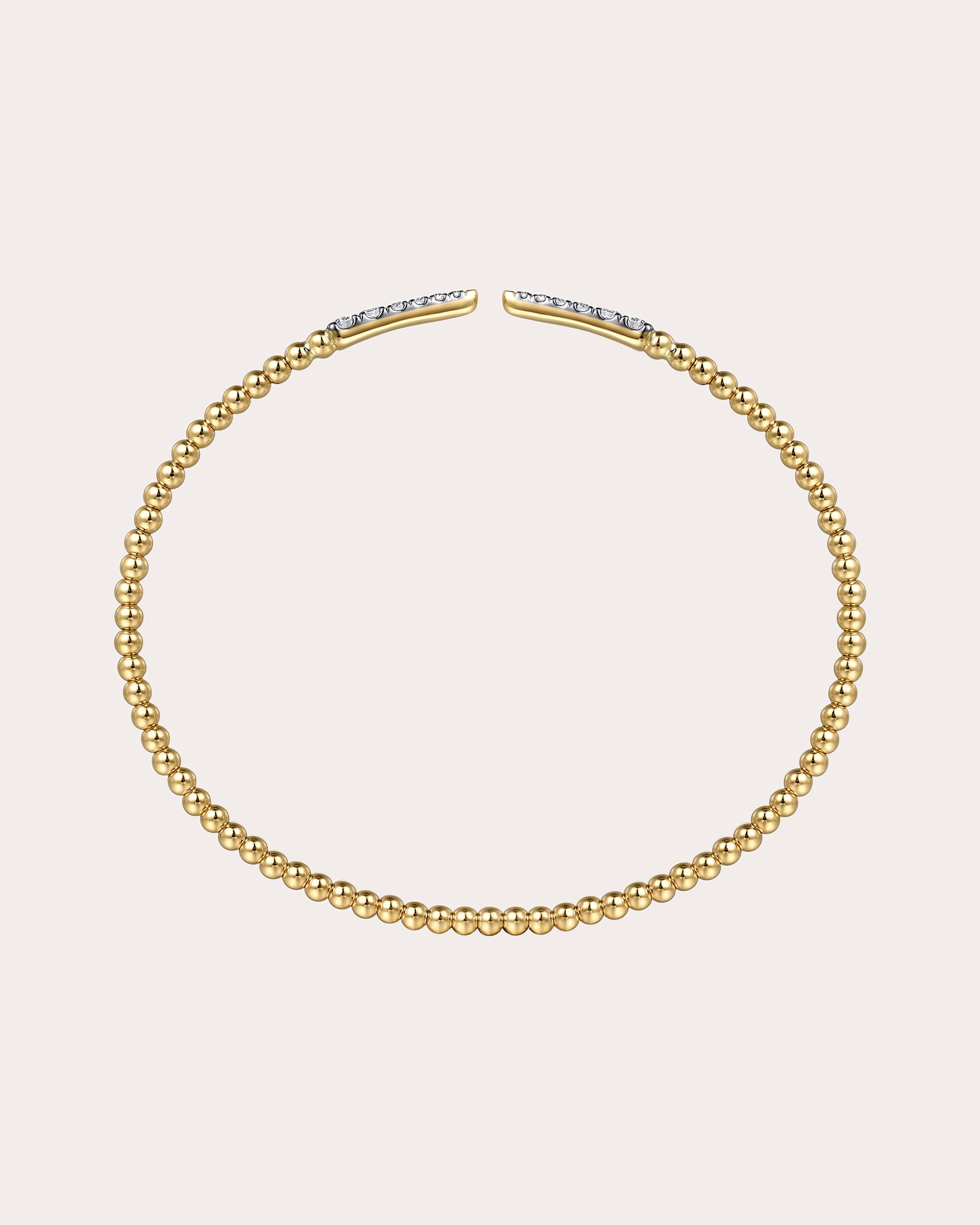 Diamond & 14k Gold Bujukan Spikes Cuff