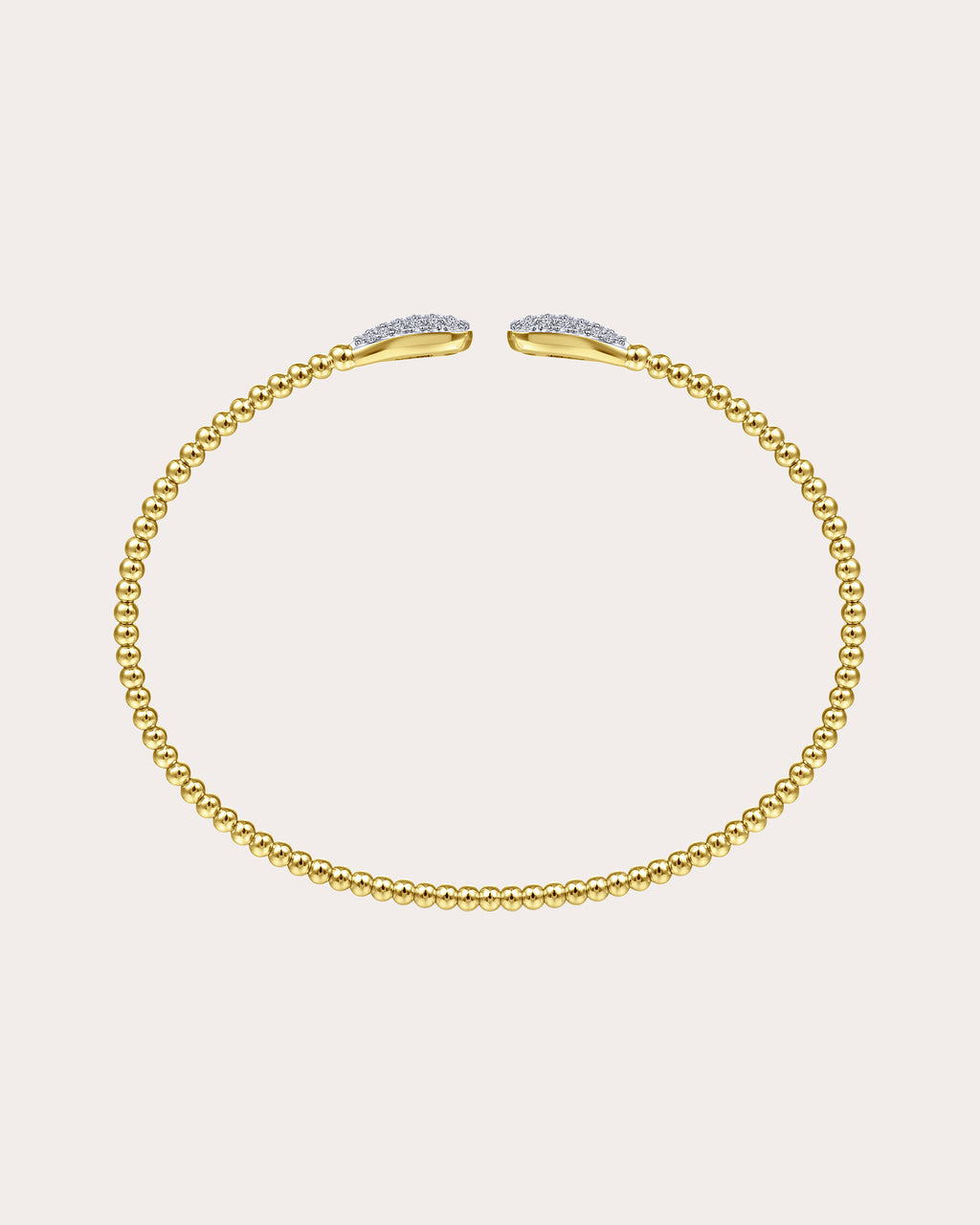 Diamond & 14k Gold Bujukan Teardrop Cuff
