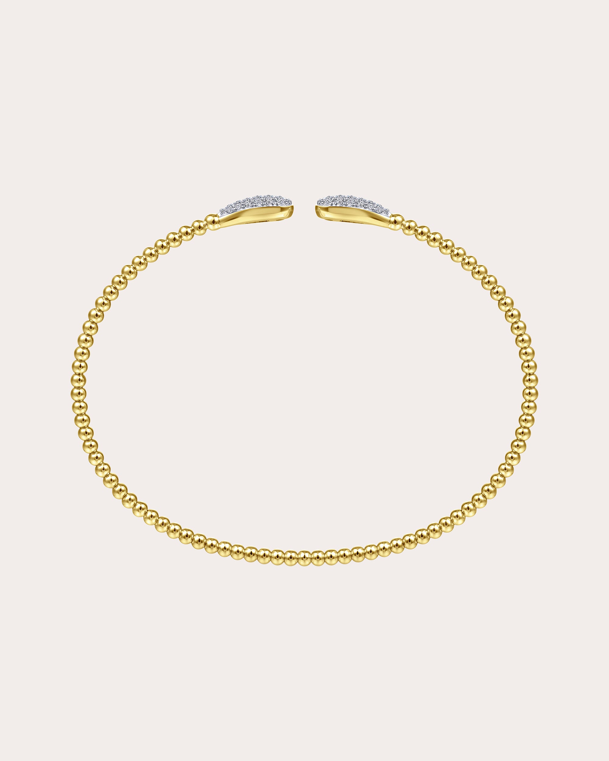Diamond & 14k Gold Bujukan Teardrop Cuff