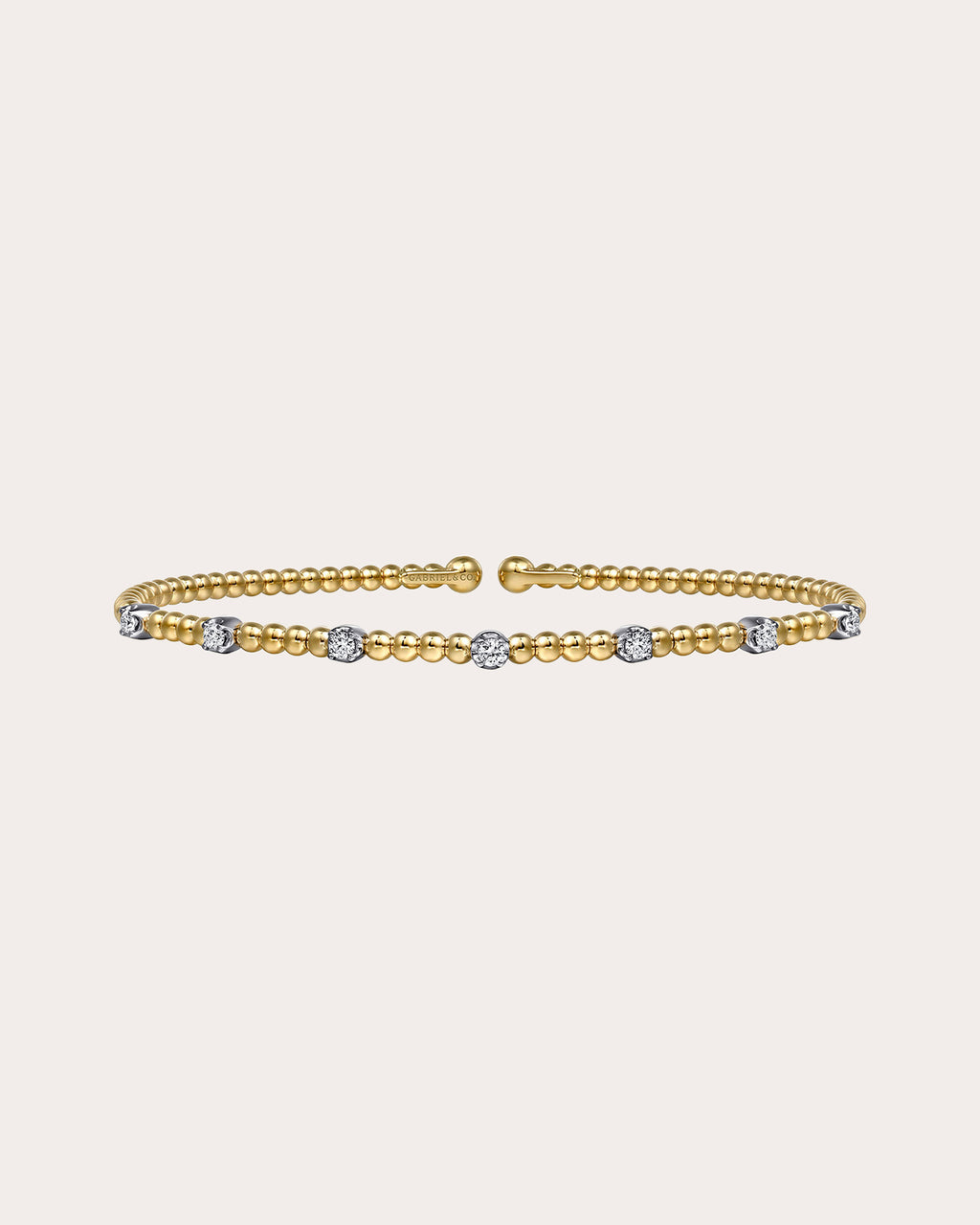 Diamond & 14 Gold Bujukan Stations Cuff