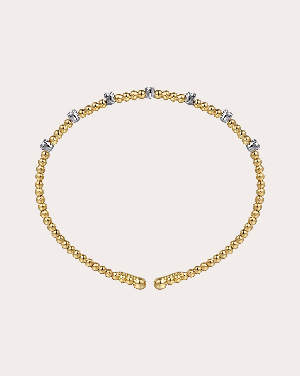 Diamond & 14 Gold Bujukan Stations Cuff
