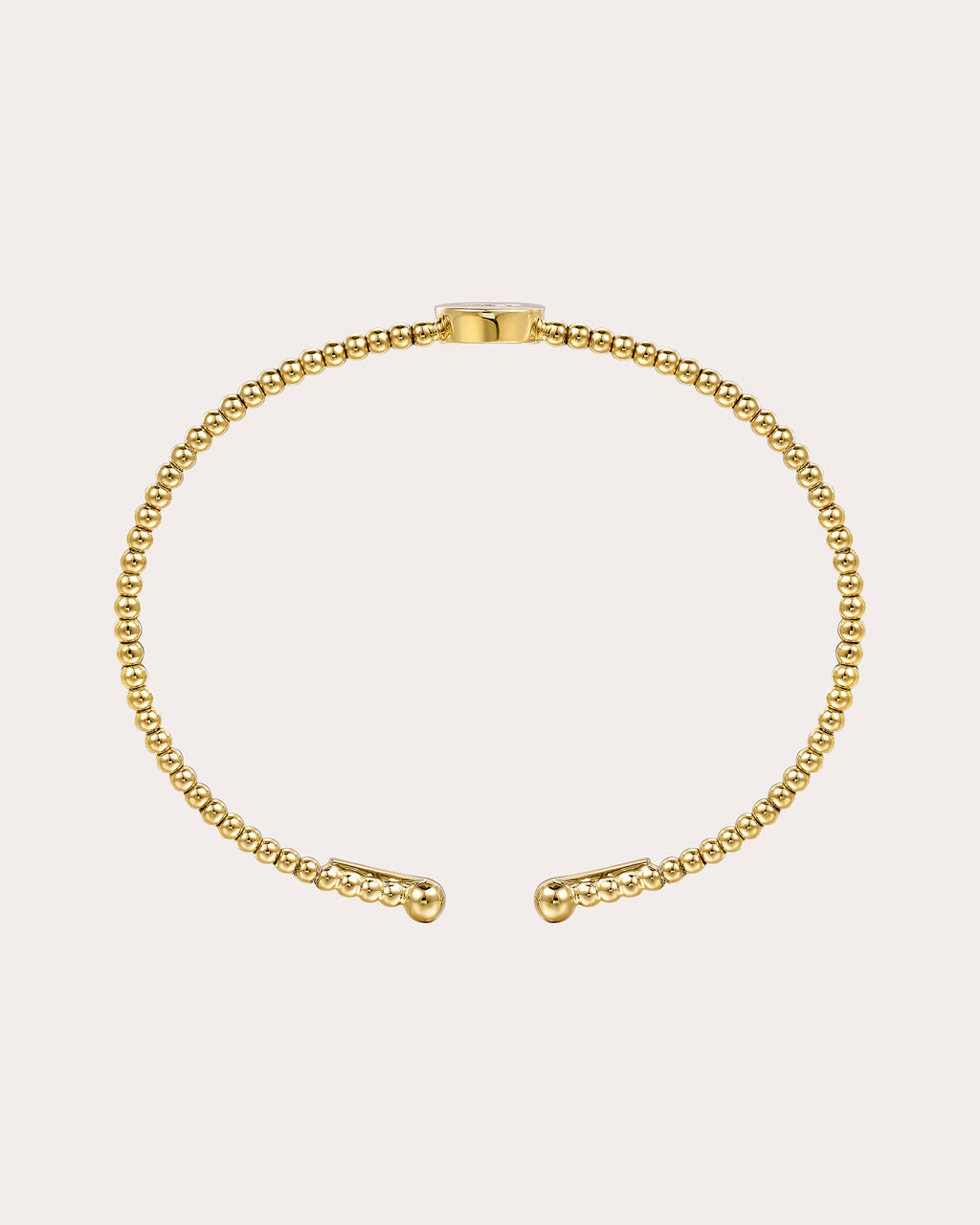 Diamond & 14k Gold Bujukan C Initial Cuff