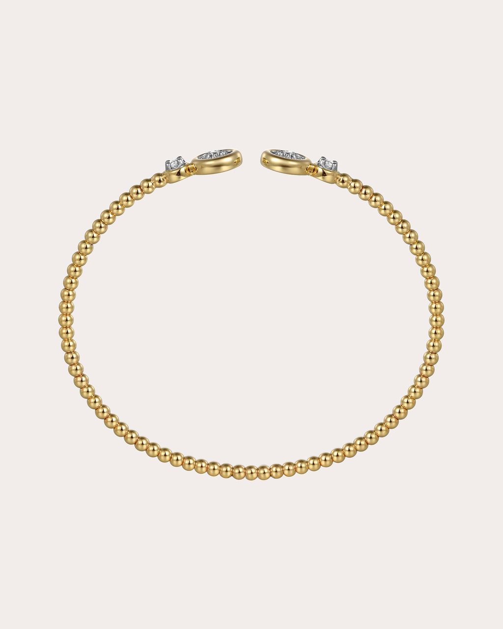 Diamond & 14k Gold Diamond Bujukan Circle Cuff