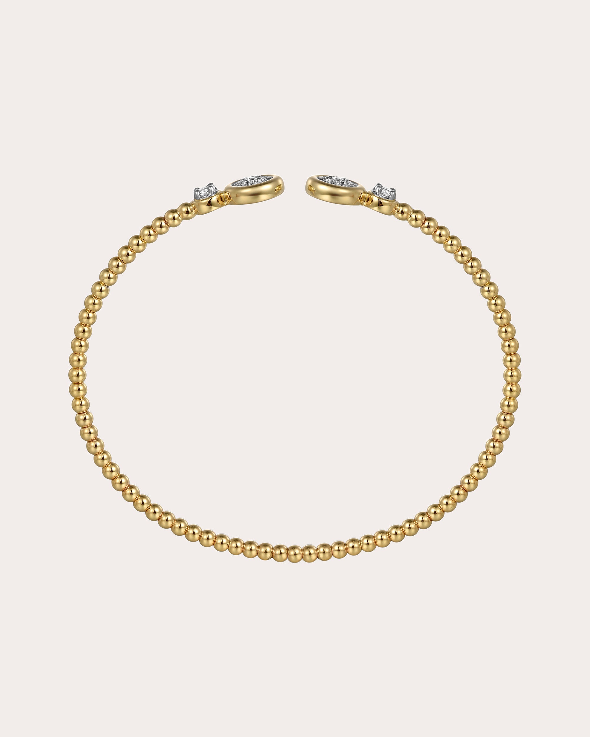 Diamond & 14k Gold Diamond Bujukan Circle Cuff