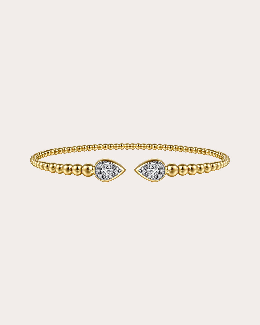 Diamond & 14k Gold Bujukan Pear Cuff