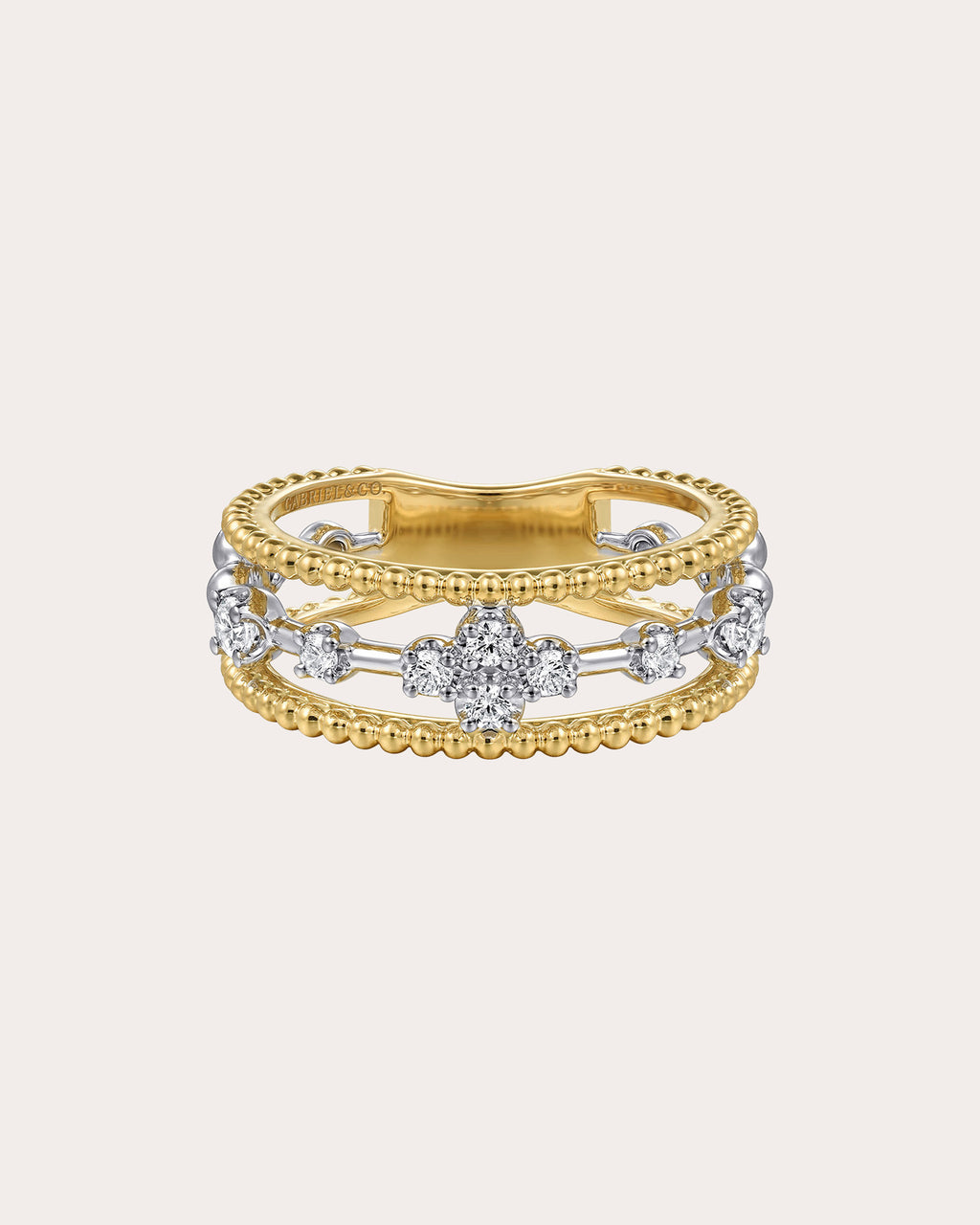 Diamond & 14k Gold Bujukan Channel Ring