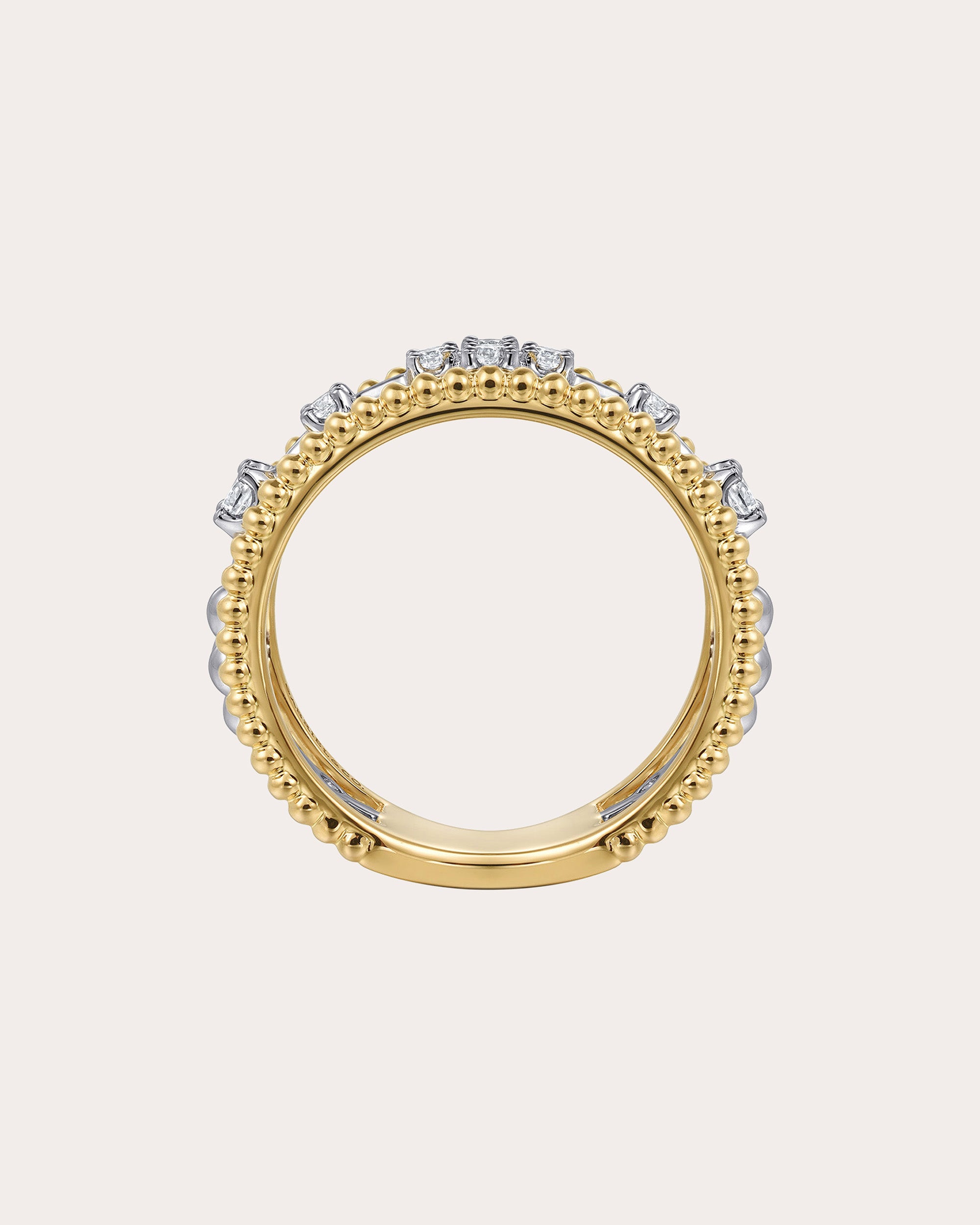 Diamond & 14k Gold Bujukan Channel Ring