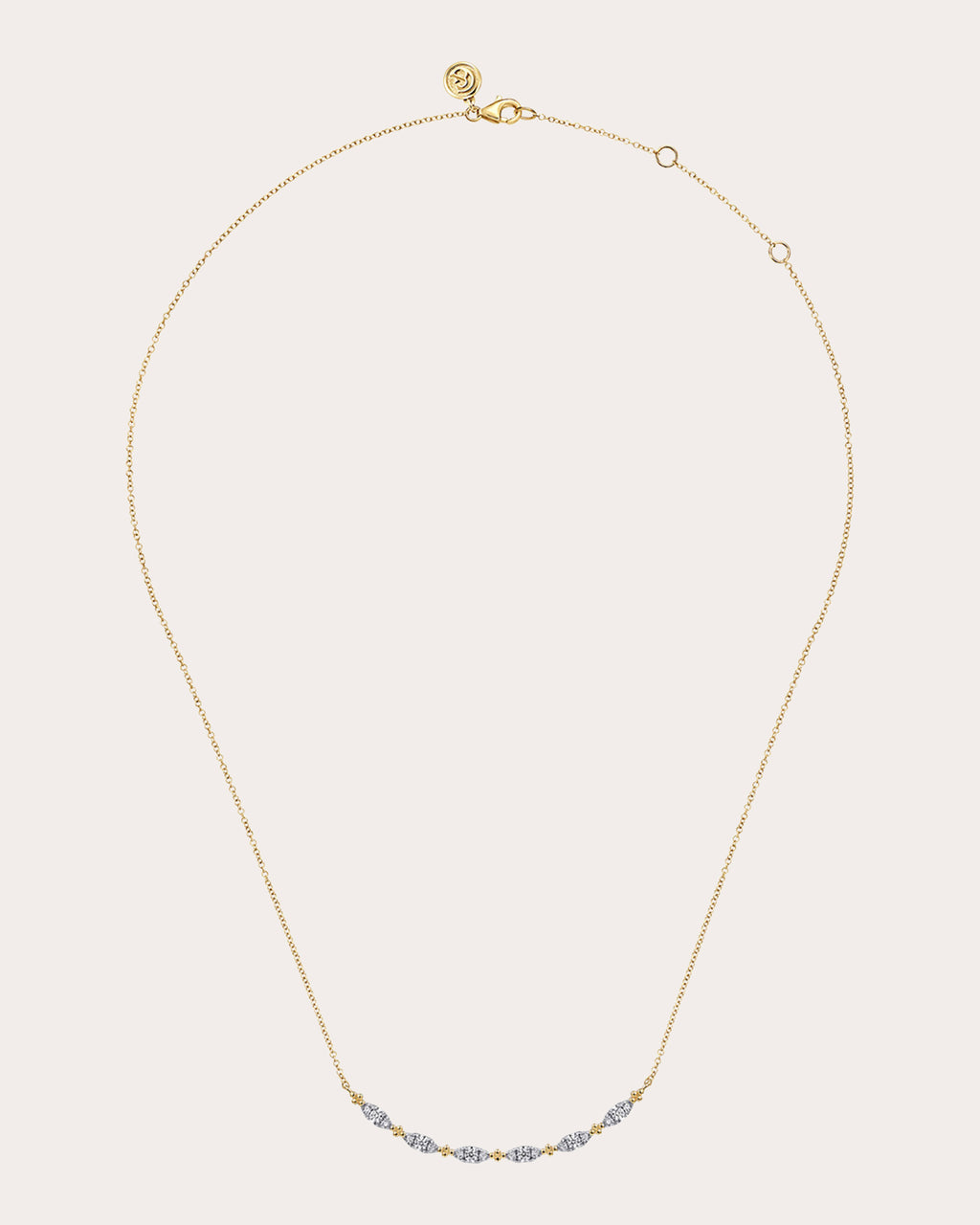 Diamond & 14k Gold Bujukan Marquise Necklace