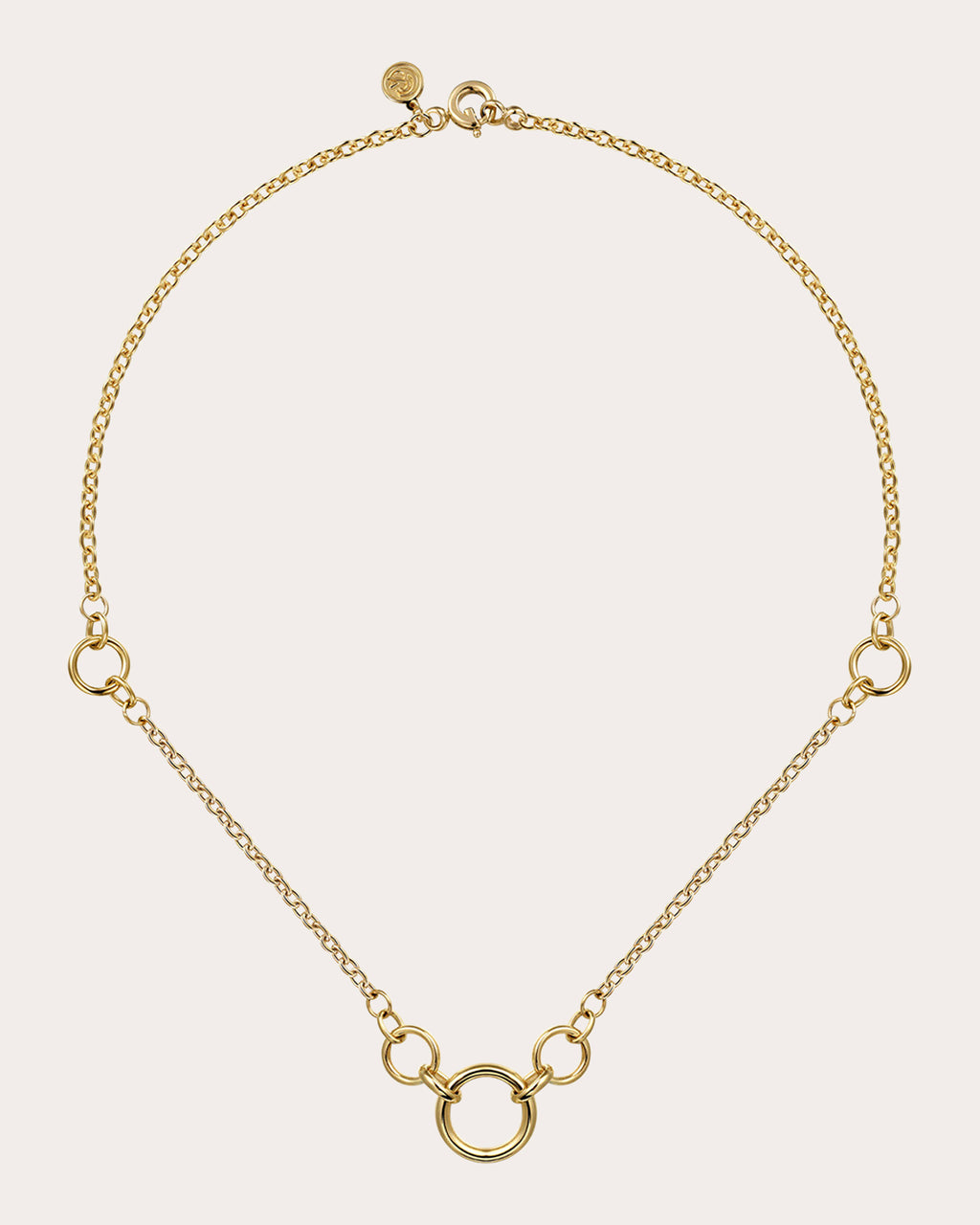 14k Gold Chain Link Pendant Necklace