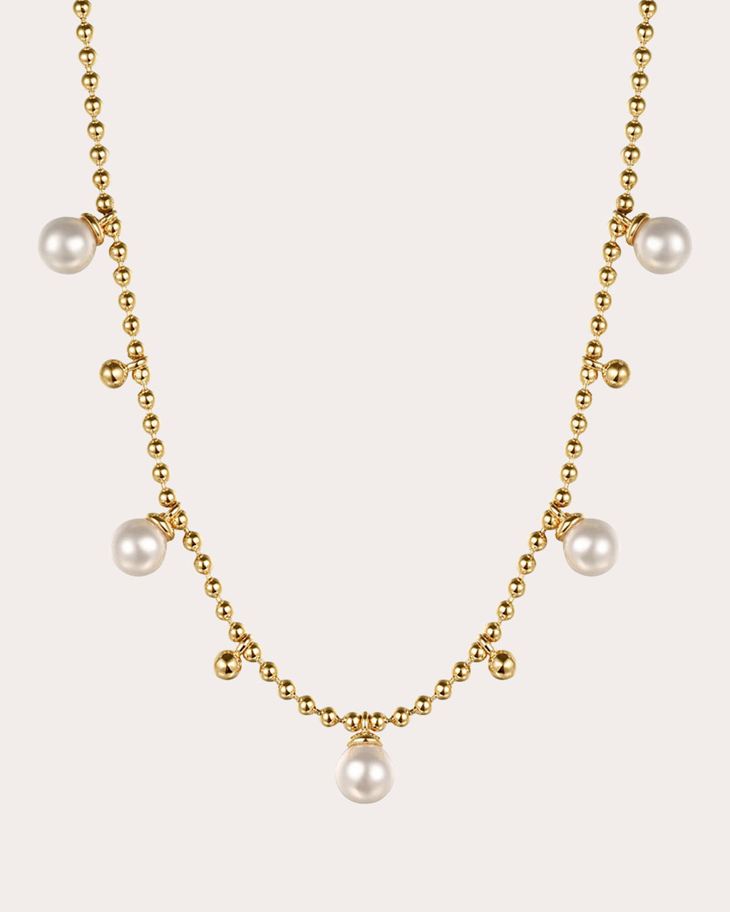 Pearl & 14k Gold Bujukan Droplet Necklace