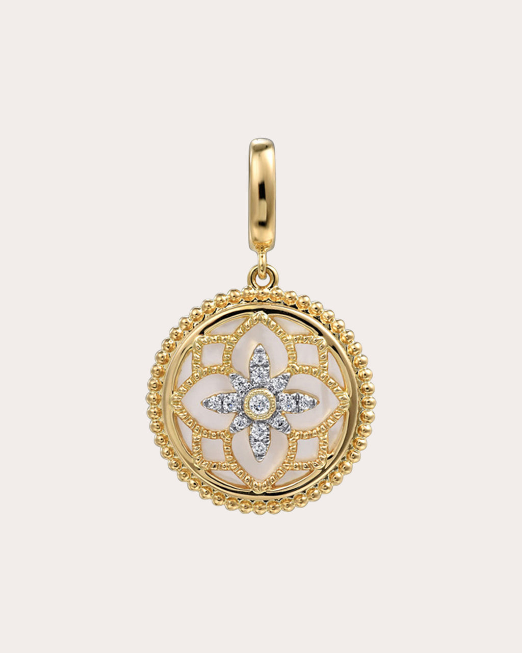 Mother of Pearl & Diamond Bujukan Medallion